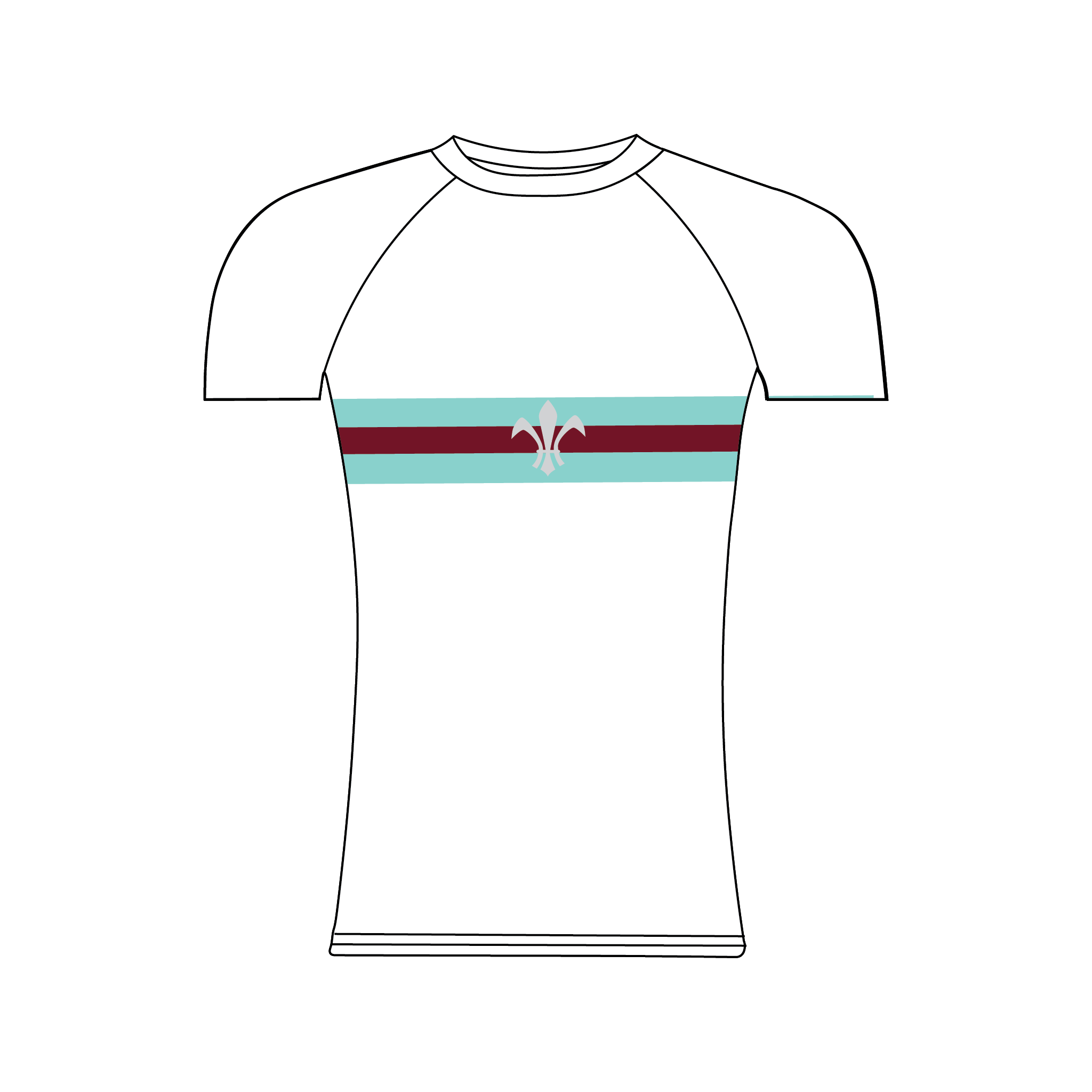 Eton Vikings Striped Short Sleeve Base Layer