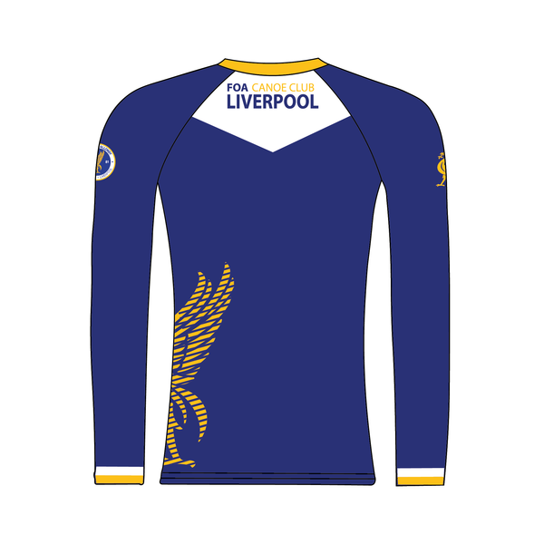 Friends of Allonby Canoe Club Liverpool On Water Competition Lycra Thermal Blue Long Sleeve Primary Kit