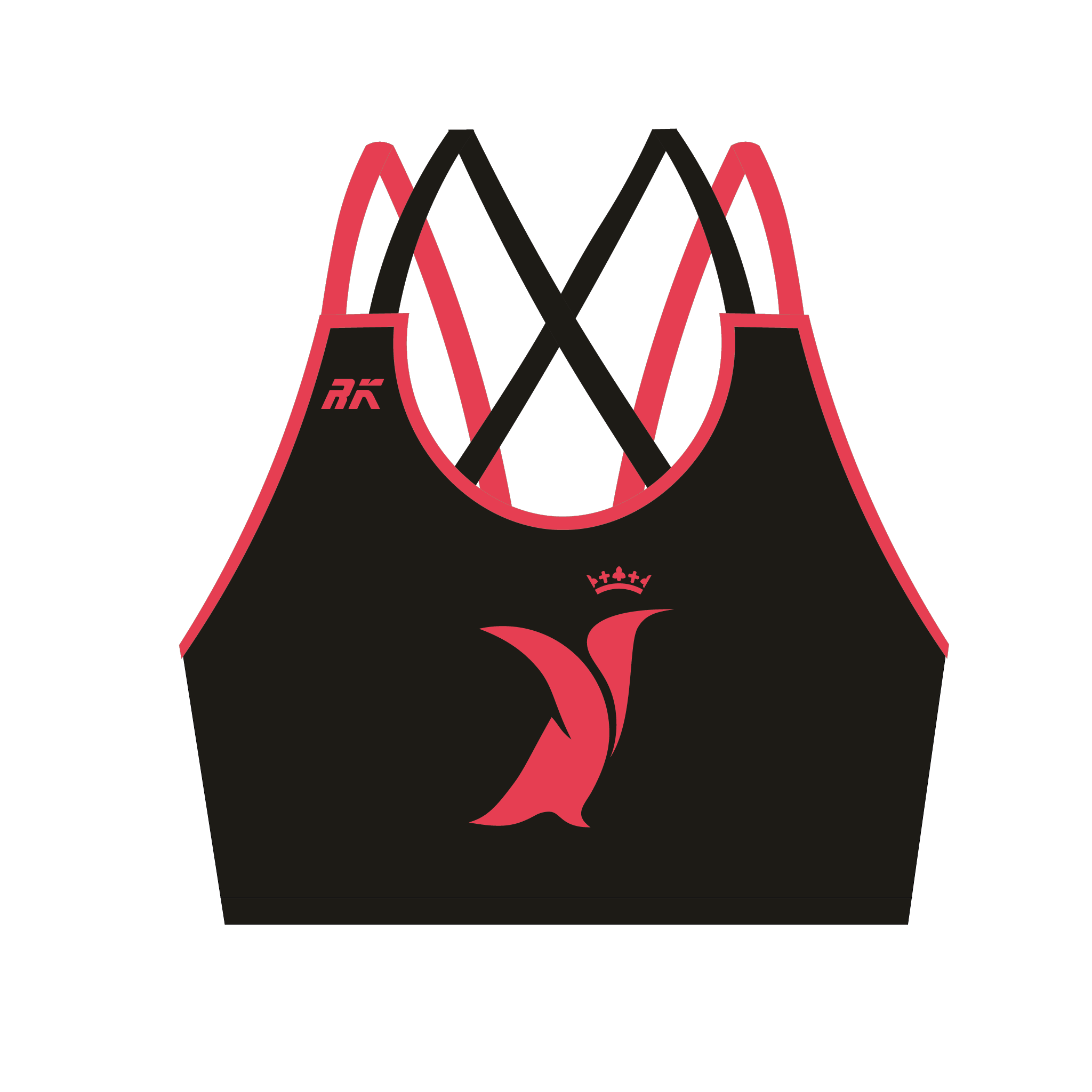 Dundee University Women's FC Strappy Sports Bra