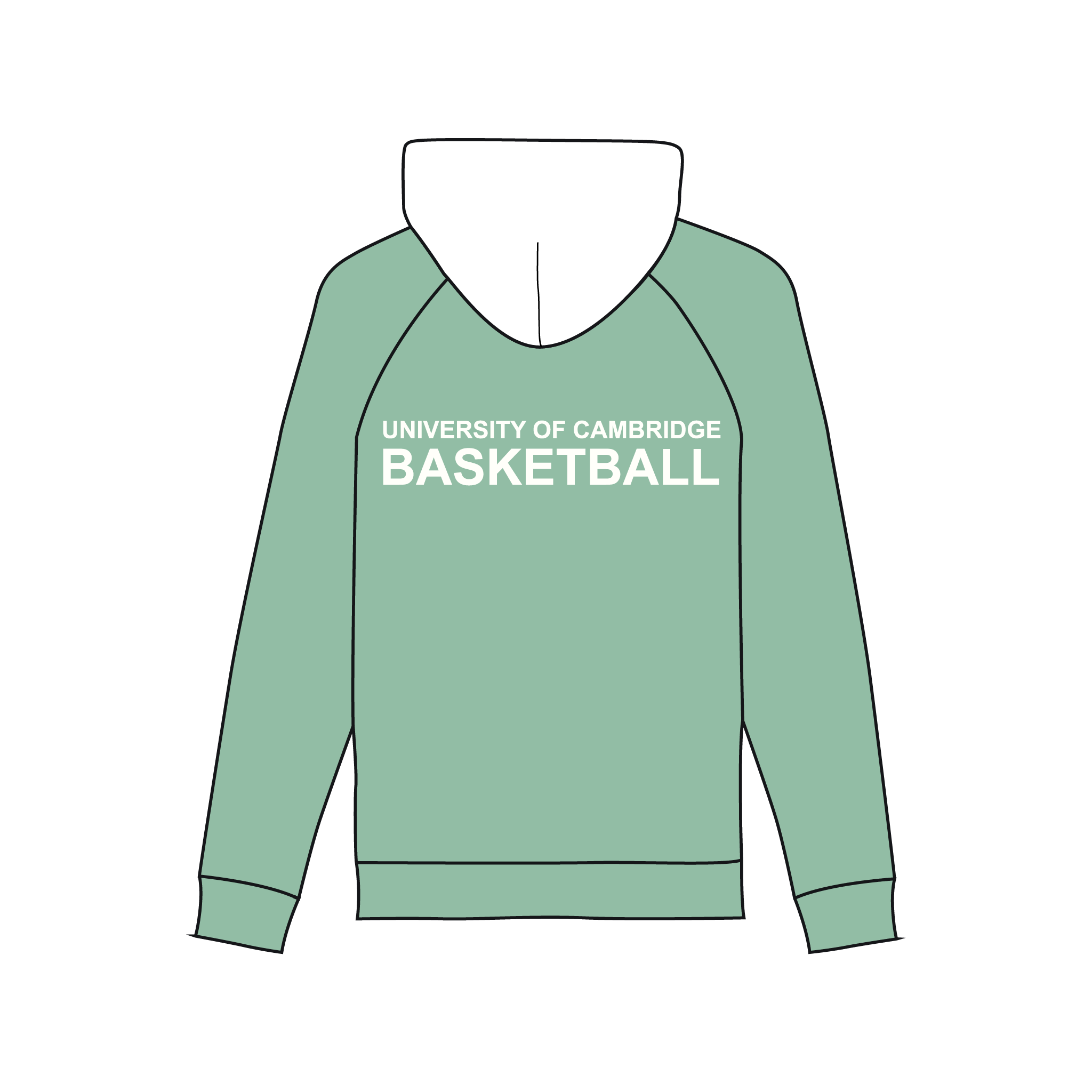 Cambridge University Basketball Club Hoodie 2