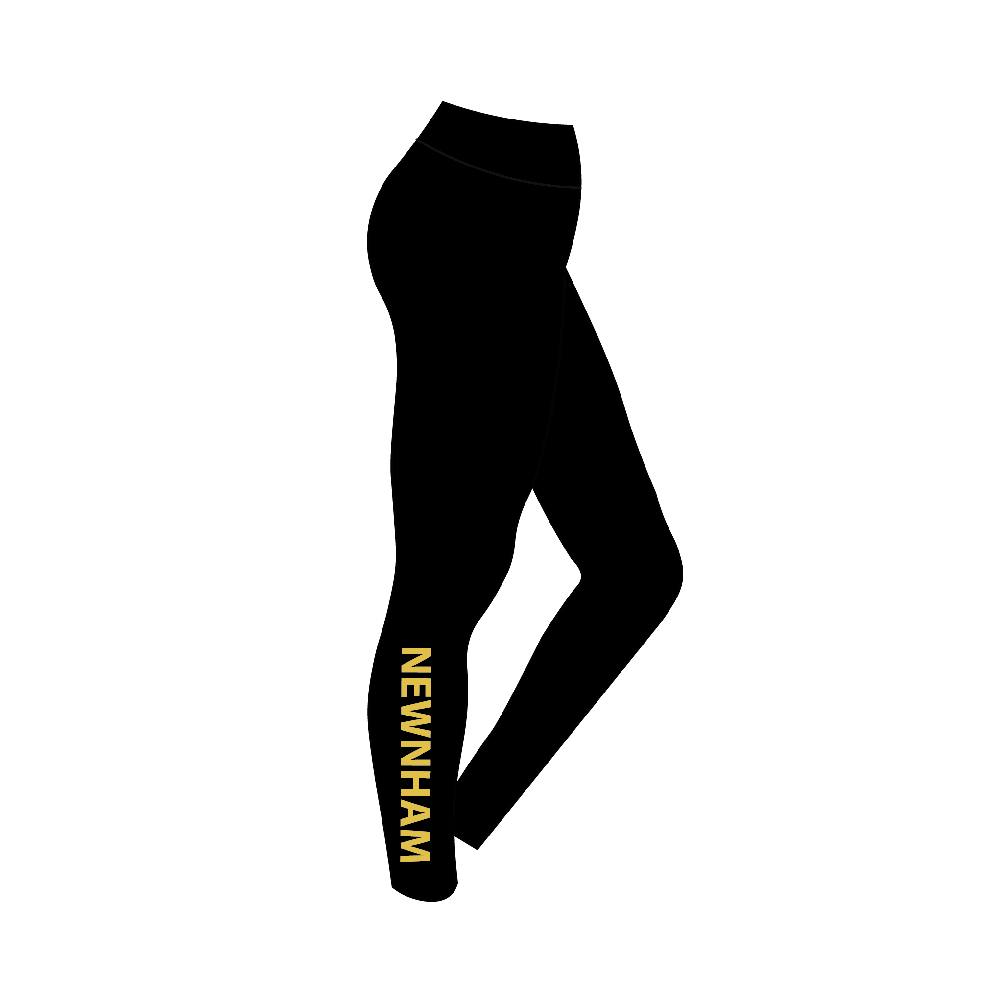 Newnham College Boat Club Black Leggings