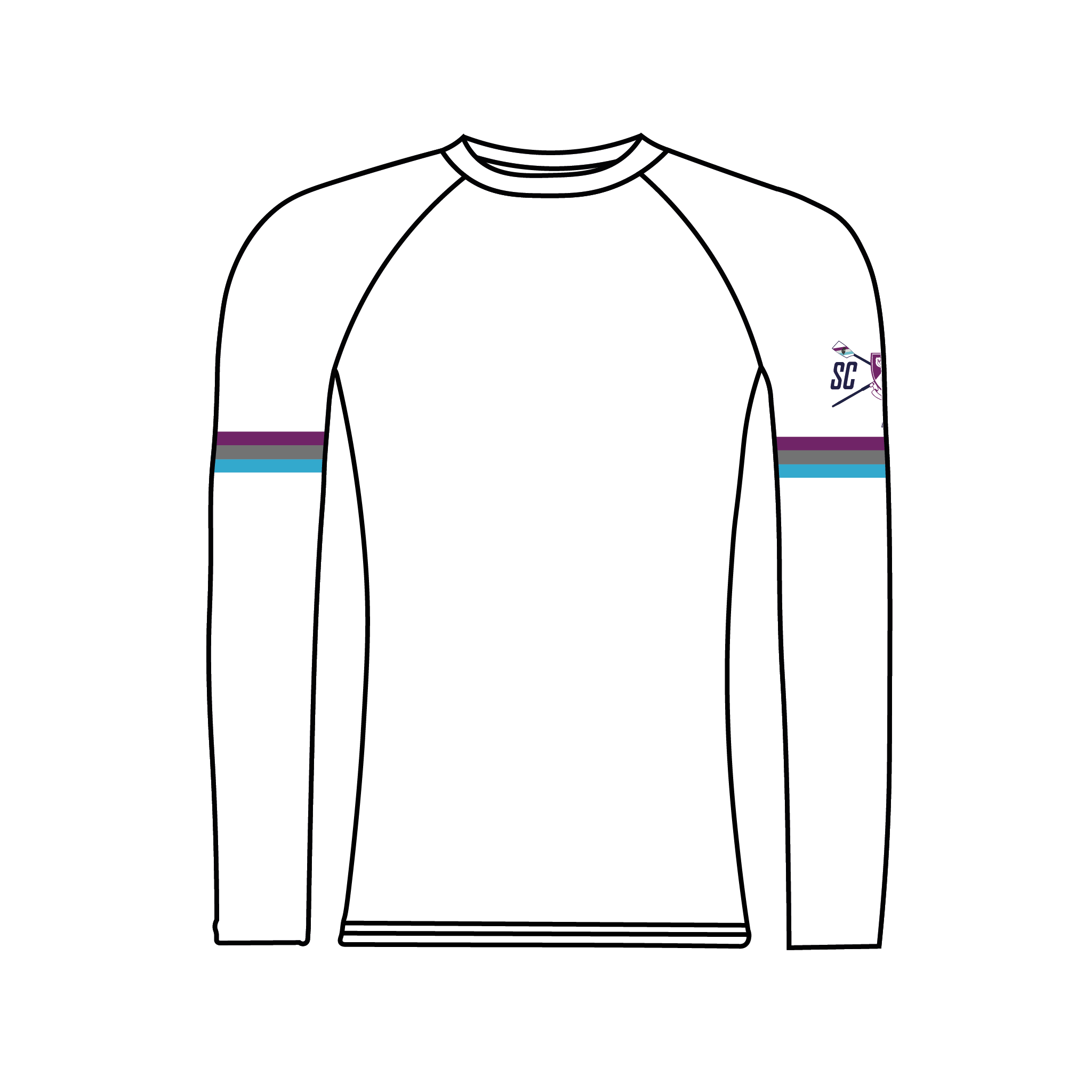 South College Boat Club Long Sleeve Base Layer