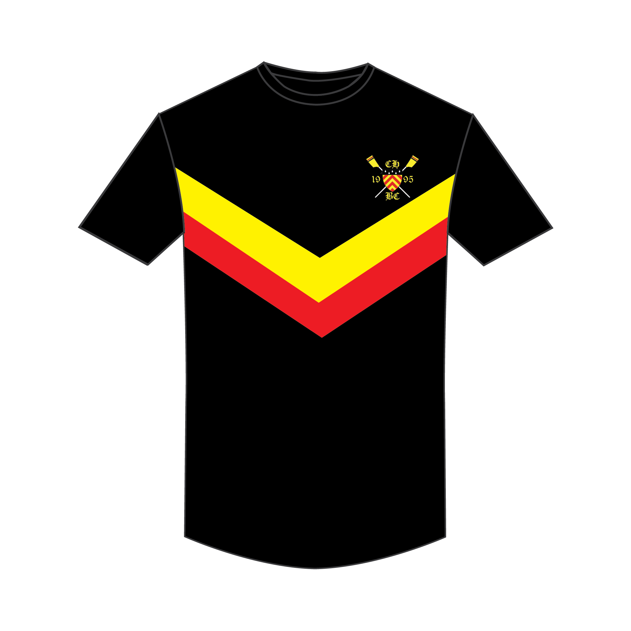 Clare Hall Boat Club Bespoke Gym T-Shirt 2
