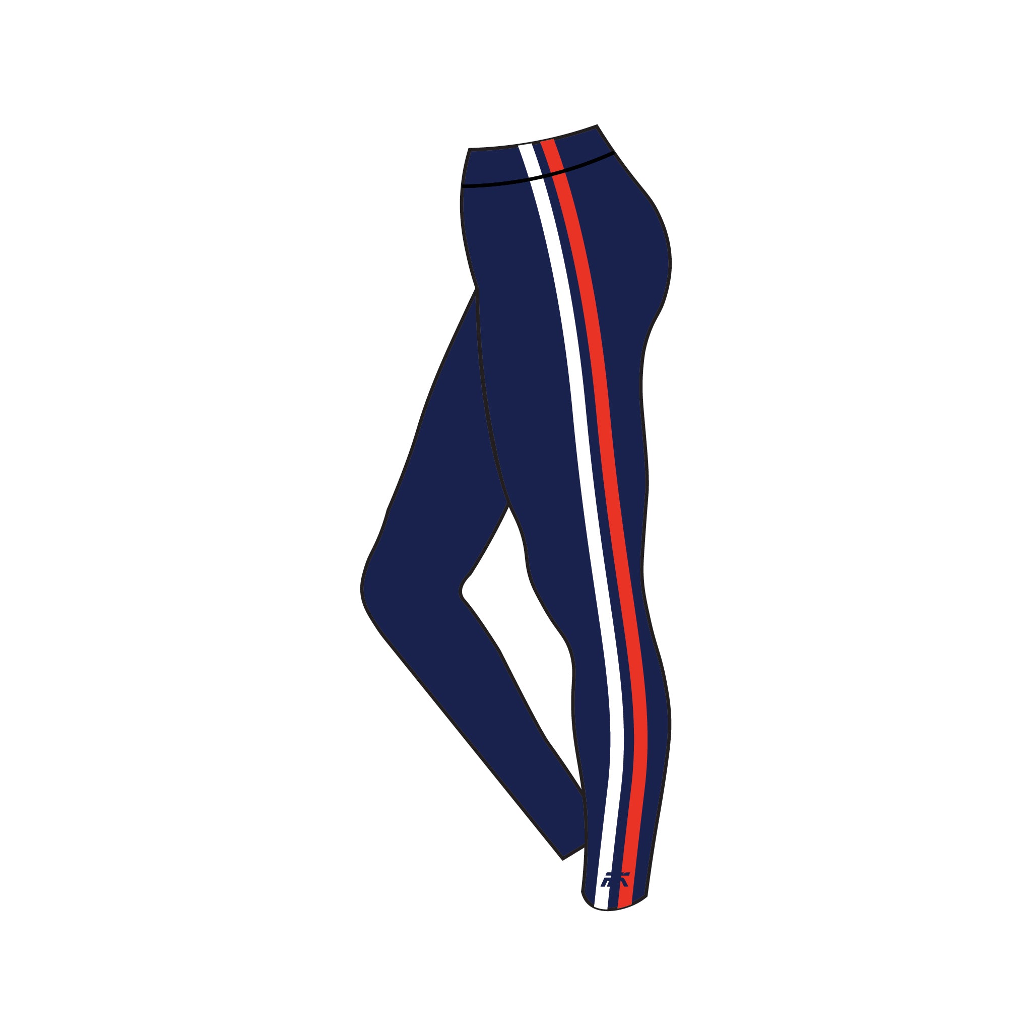 Ann Arbor Rowing Club Leggings 1