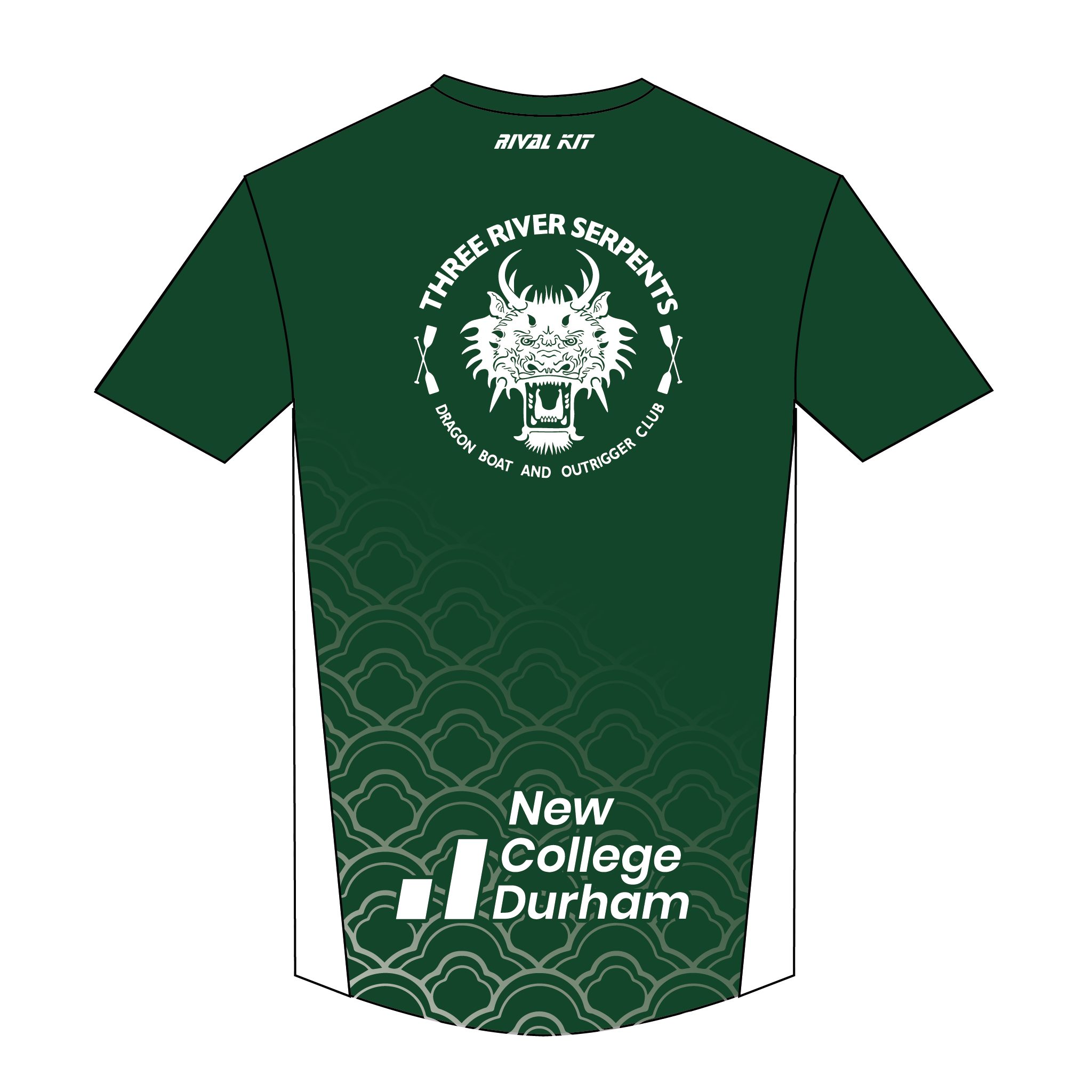 Three River Serpents Short Sleeve Gym T-shirt
