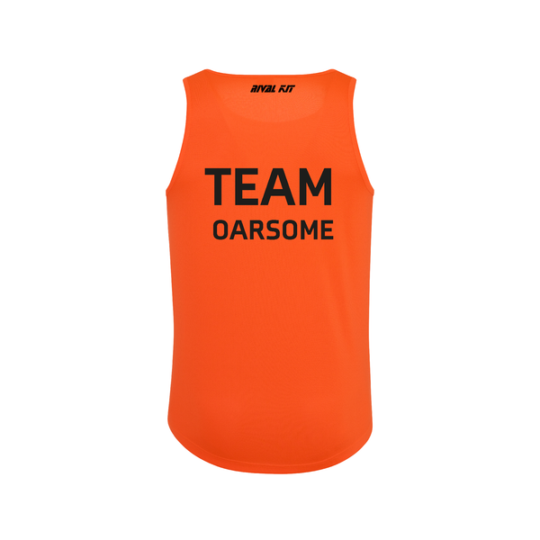Team Oarsome Indoor Rowing Club Neon Gym Vest