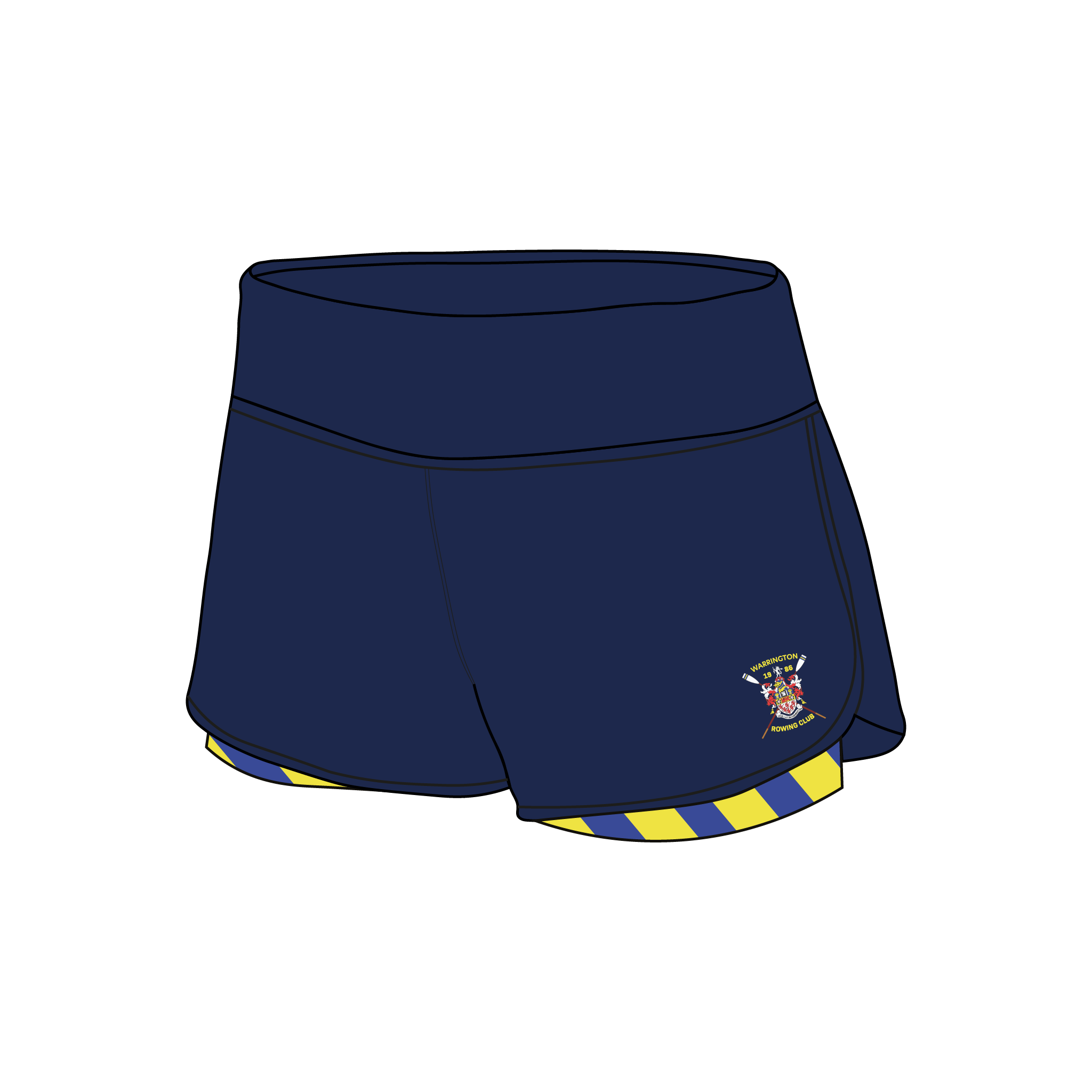 Warrington Rowing Club Female Gym Shorts