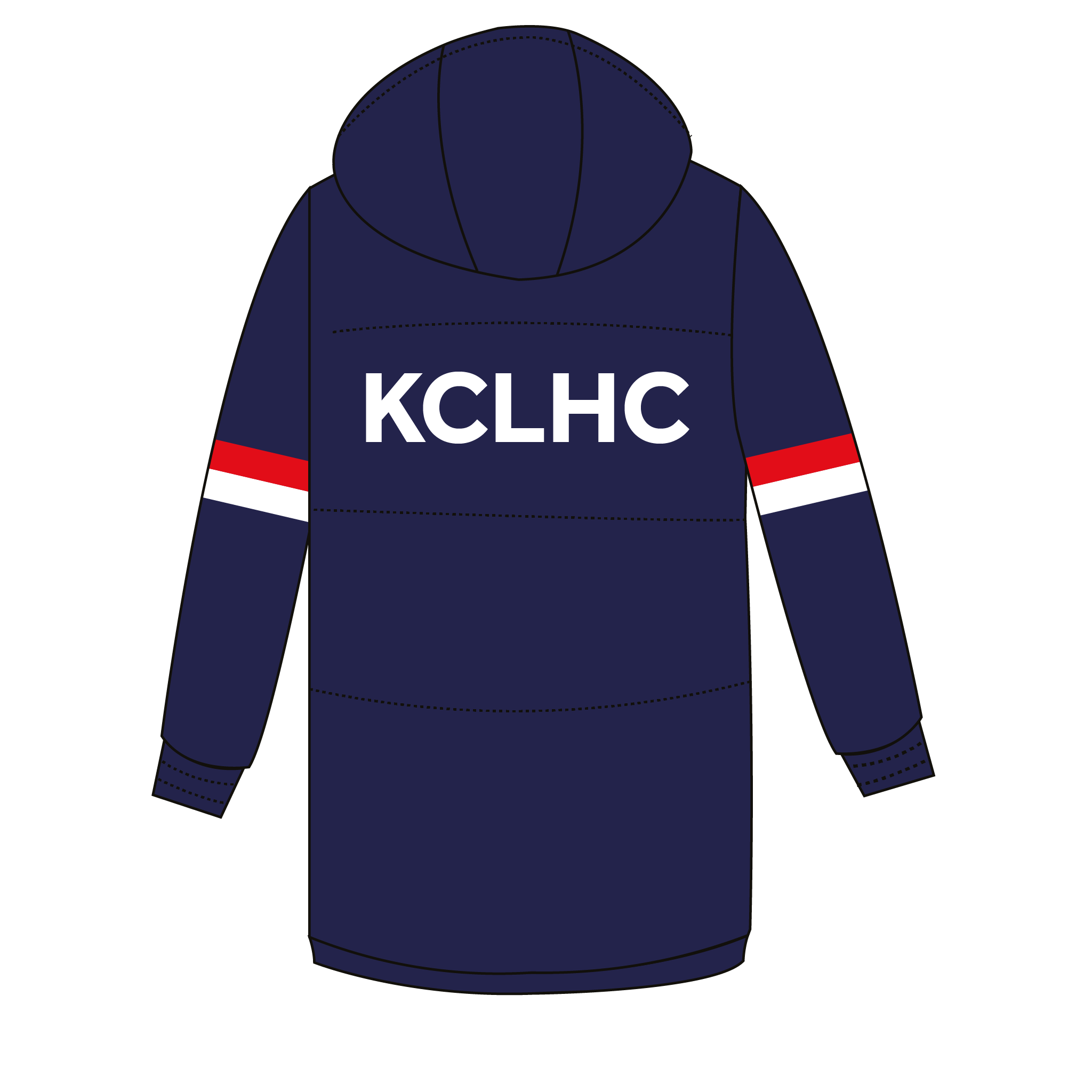 Kings College London Hockey Club Stadium Puffa Jacket 2