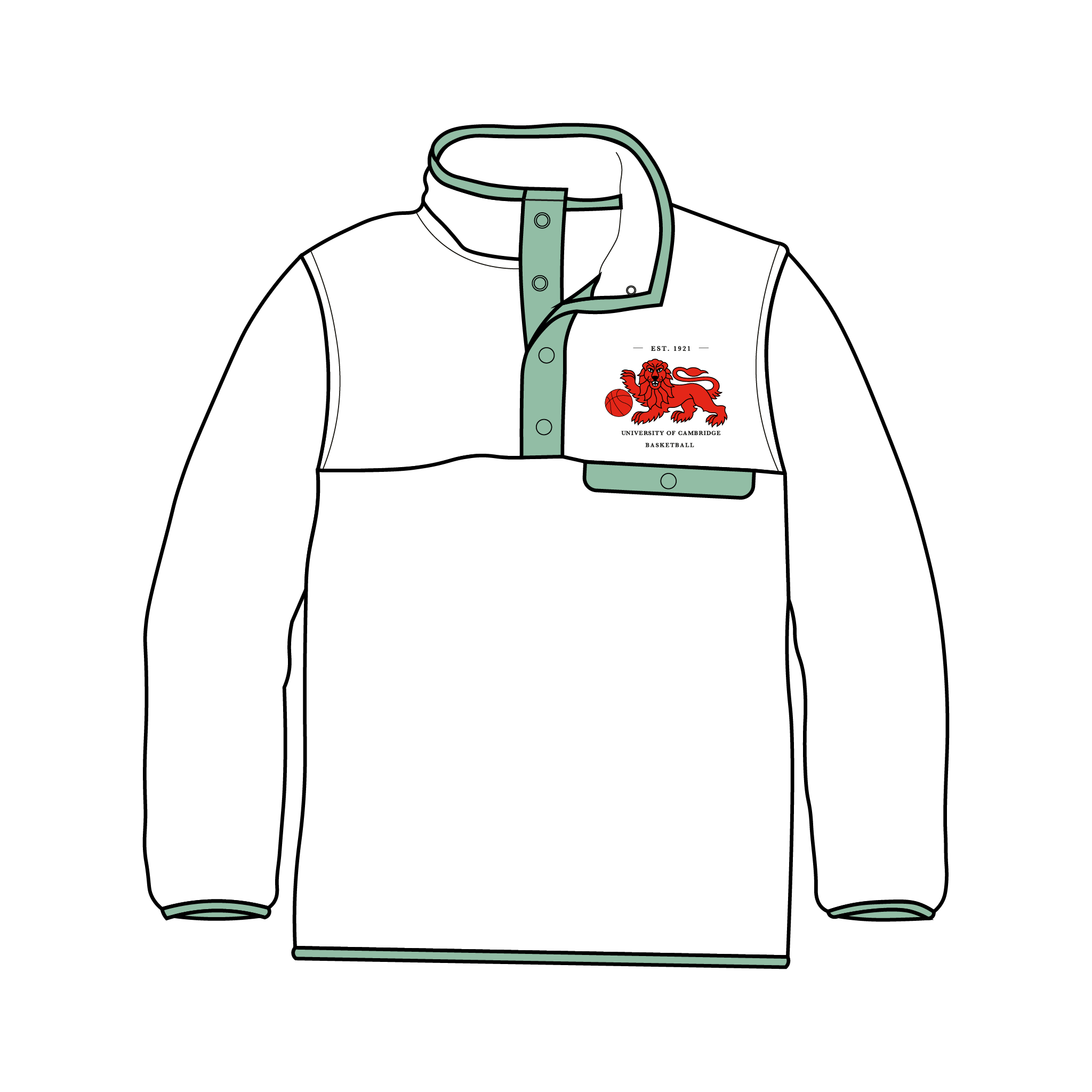 Cambridge University Basketball Club Pocket Fleece