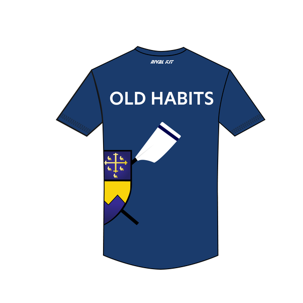 St. Benet's Hall Old Habits Boat Club Bespoke Gym T-Shirt