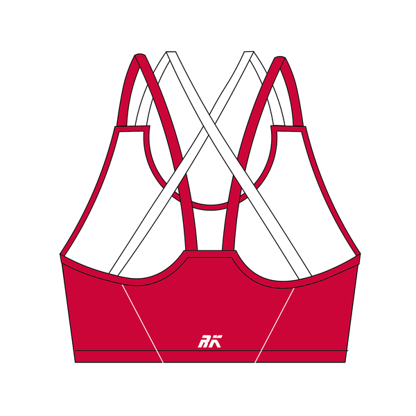 St Leonard's School Rowing Club Red Sports Bra