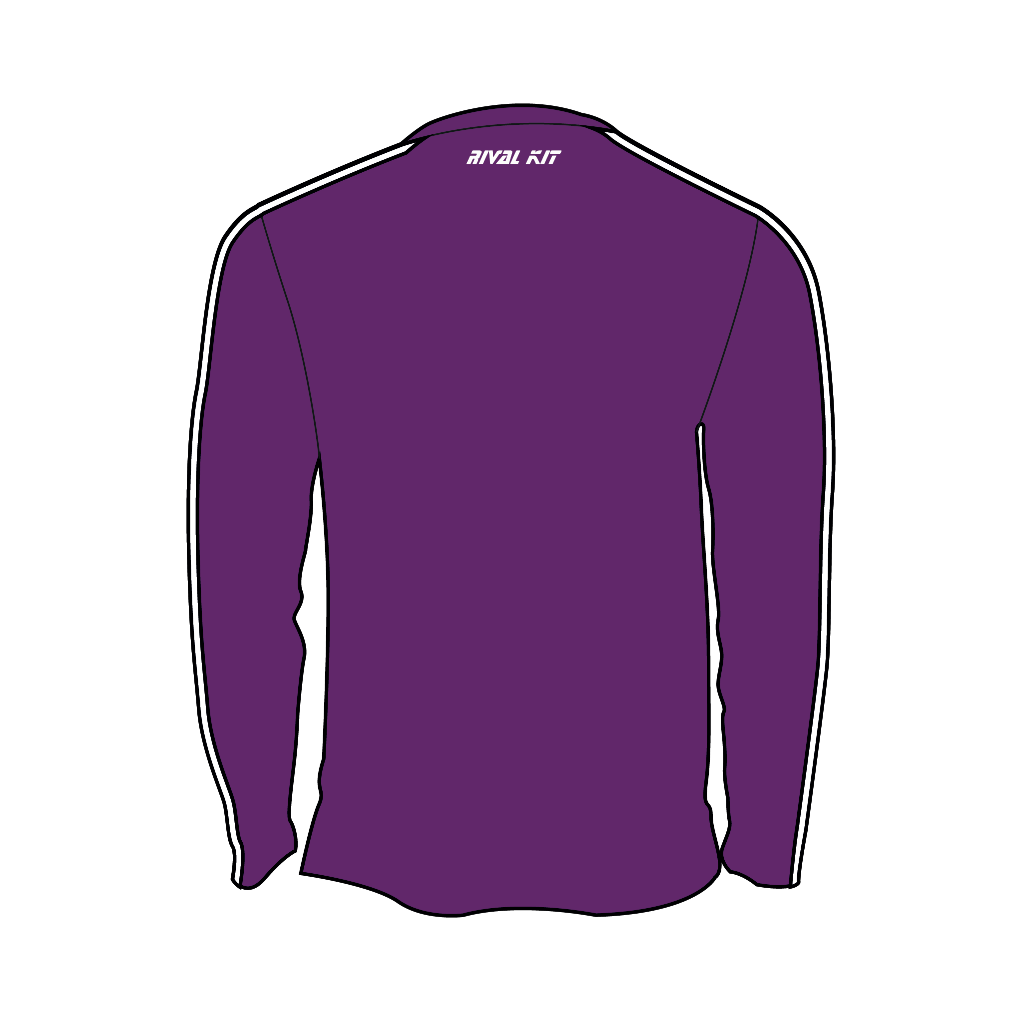 University of Portsmouth Rowing Bespoke Long Sleeve Gym T-Shirt 2