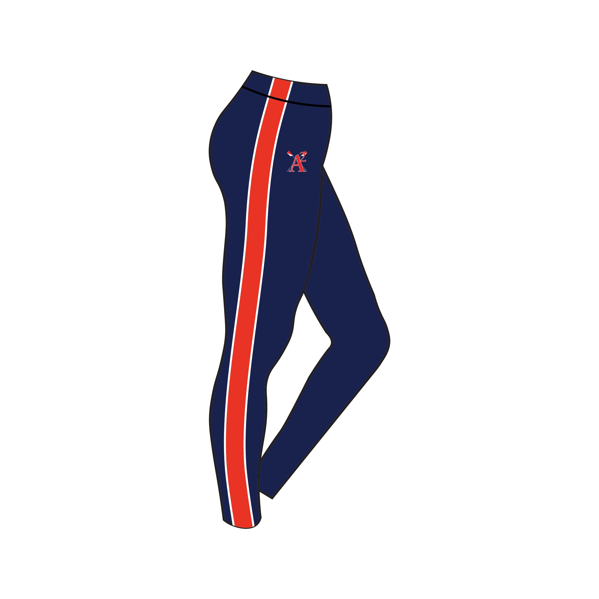 Ann Arbor Rowing Club Leggings 2
