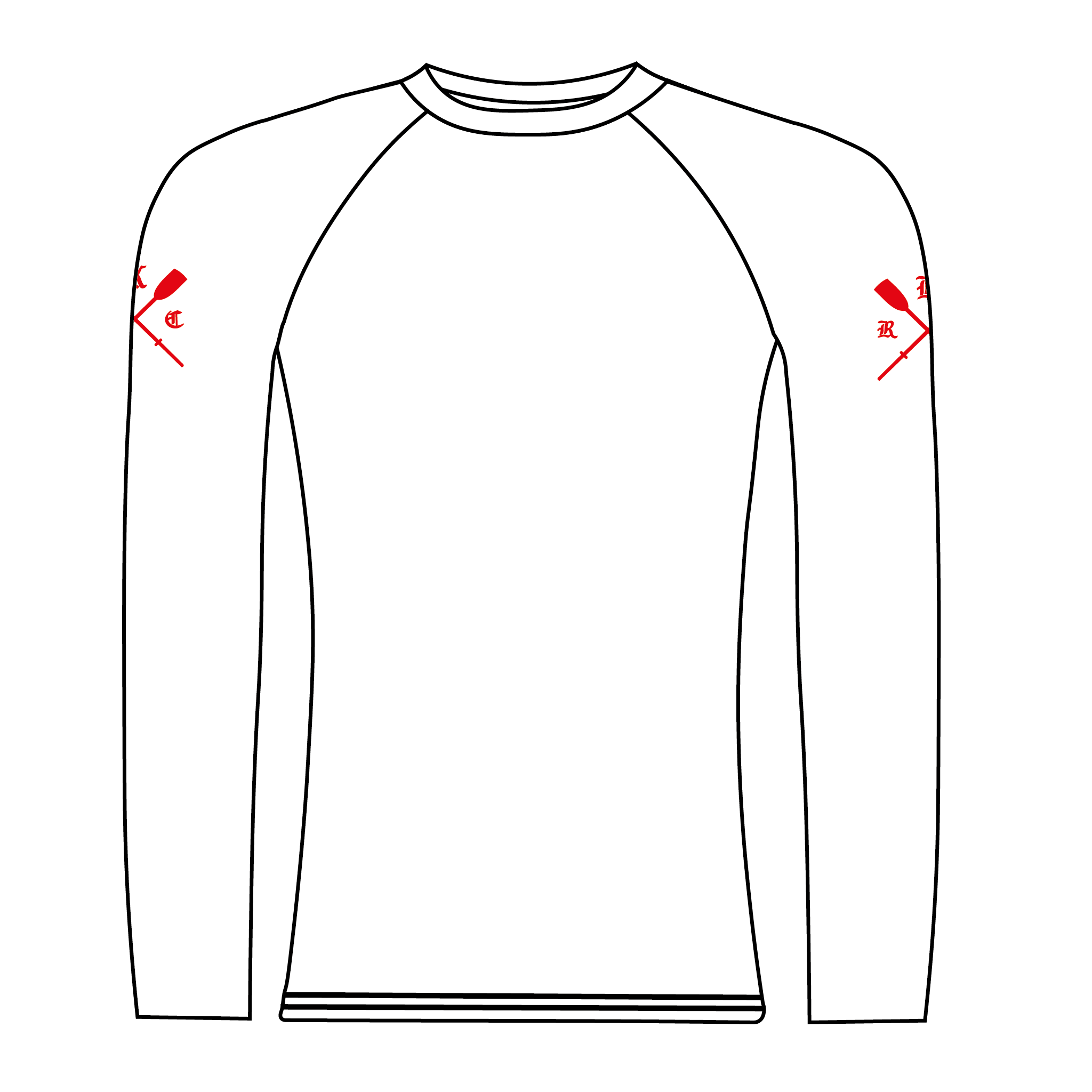 Kingston Rowing Club Long Sleeve Base Layer