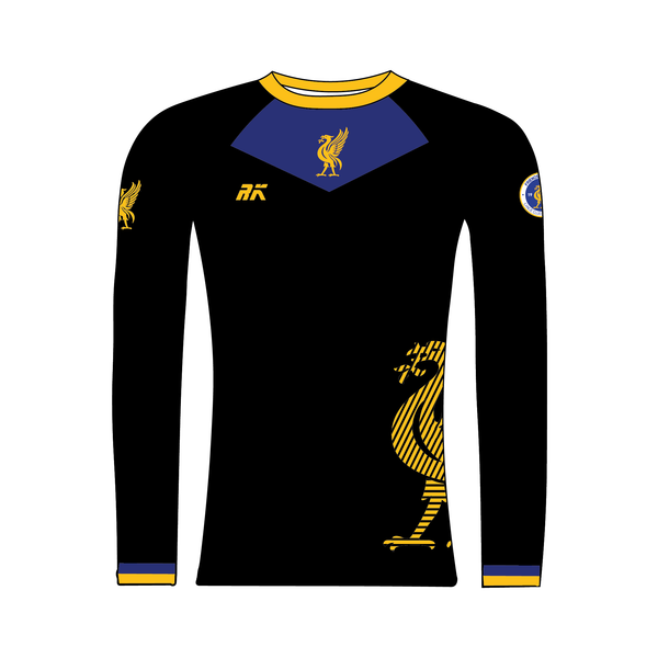 Friends of Allonby Canoe Club Liverpool On Water Competition Lycra Thermal Black Long Sleeve 3rd Kit
