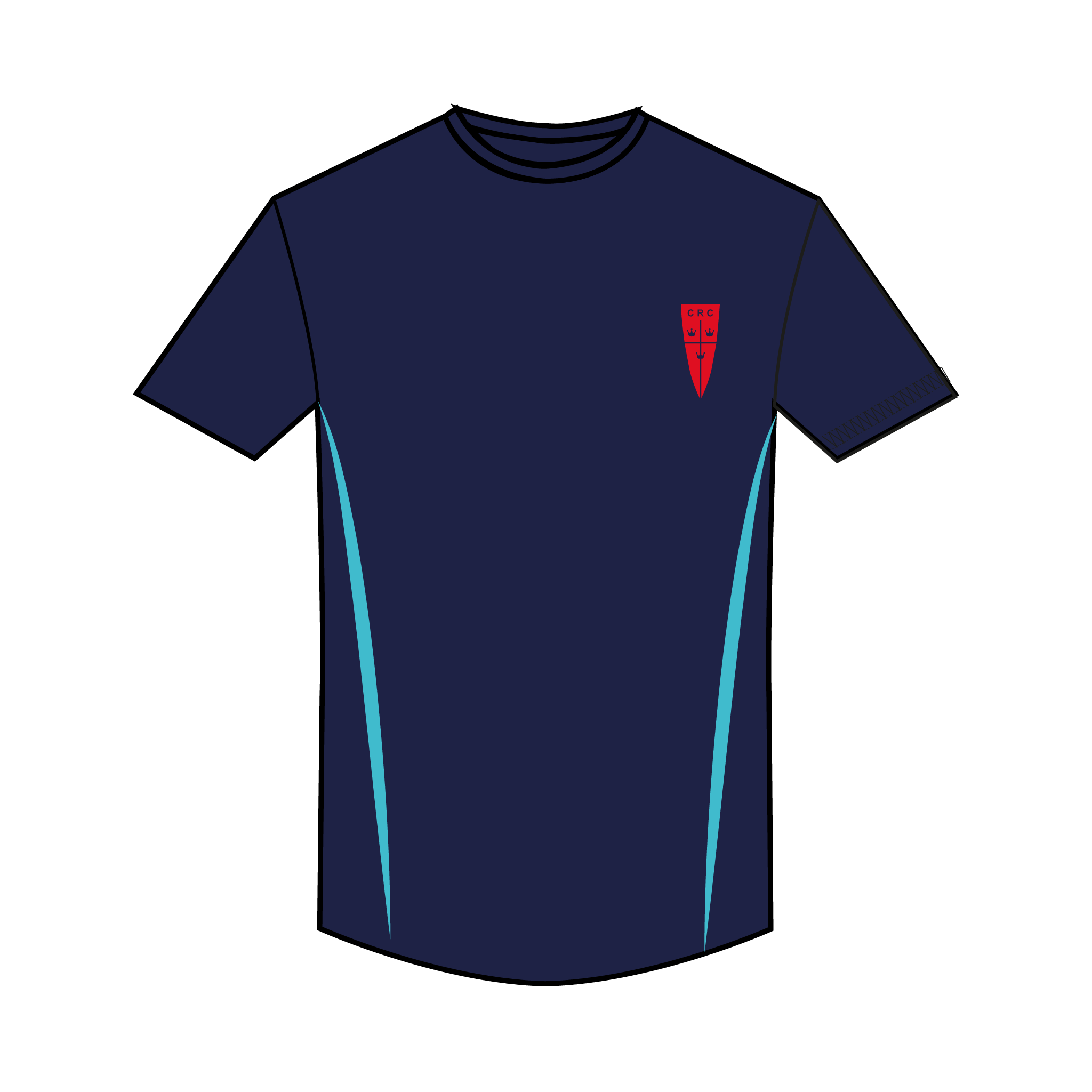 Colchester Rowing Club Bespoke Gym T-Shirt 2