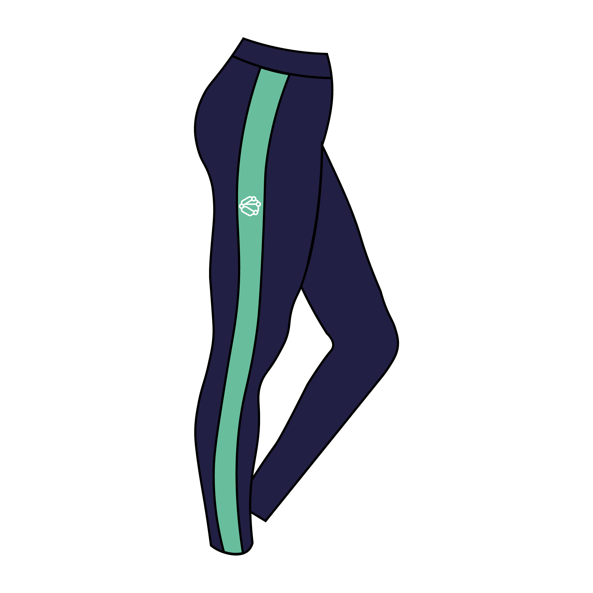 University of Tokyo Rowing Science Laboratory Leggings 2