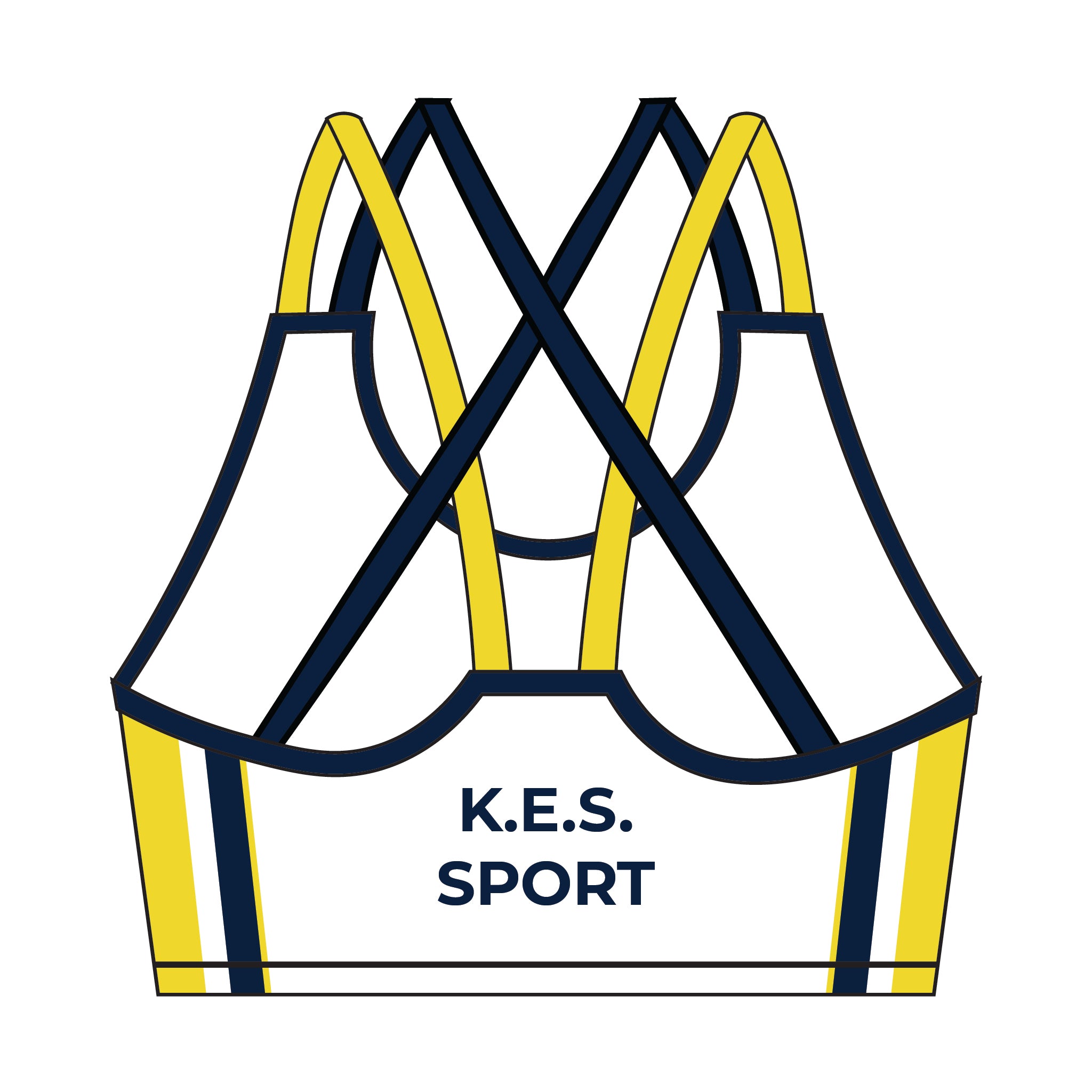 King Edward VI School Boat Club Strappy Sports Bra
