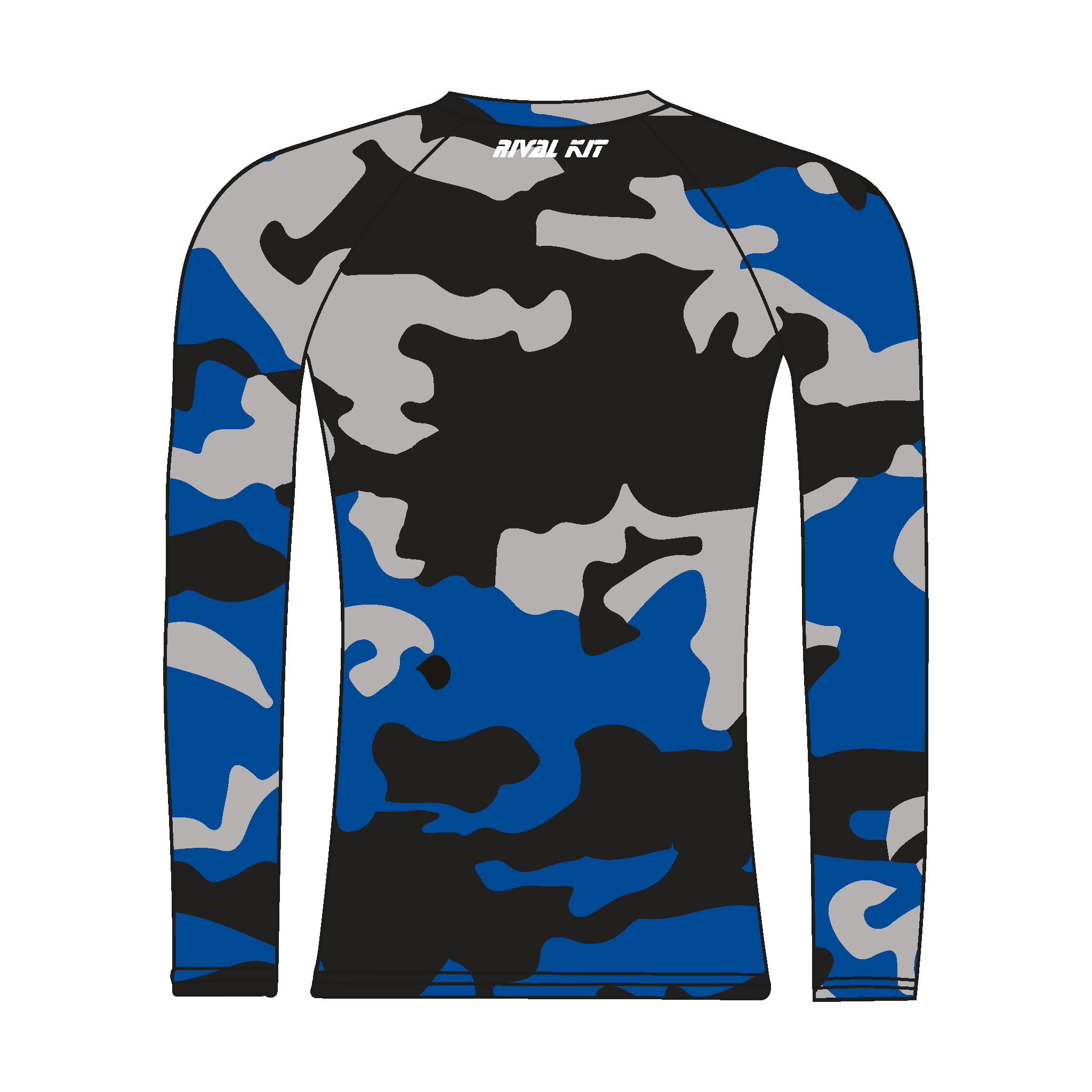 Imperial College Boat Club Alumni Long Sleeve Camo Baselayer
