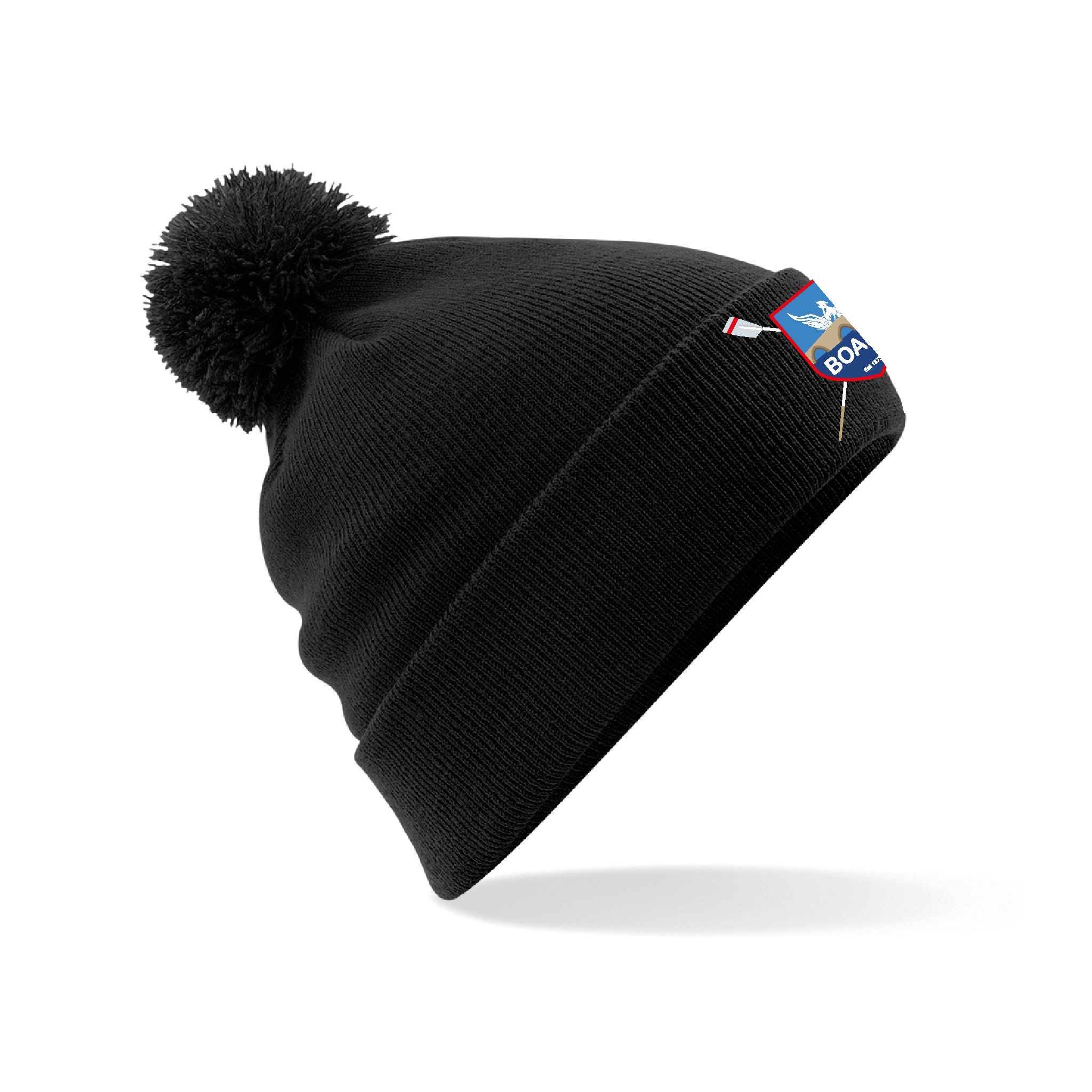 BOARC Black Bobble Hat