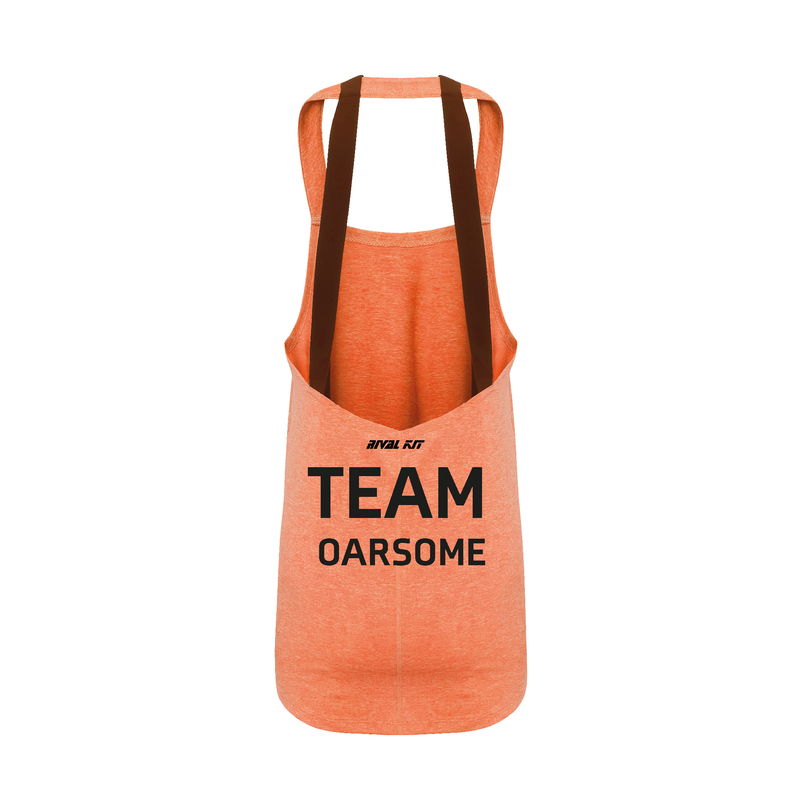 Team Oarsome Indoor Rowing Club Orange Gym Vest