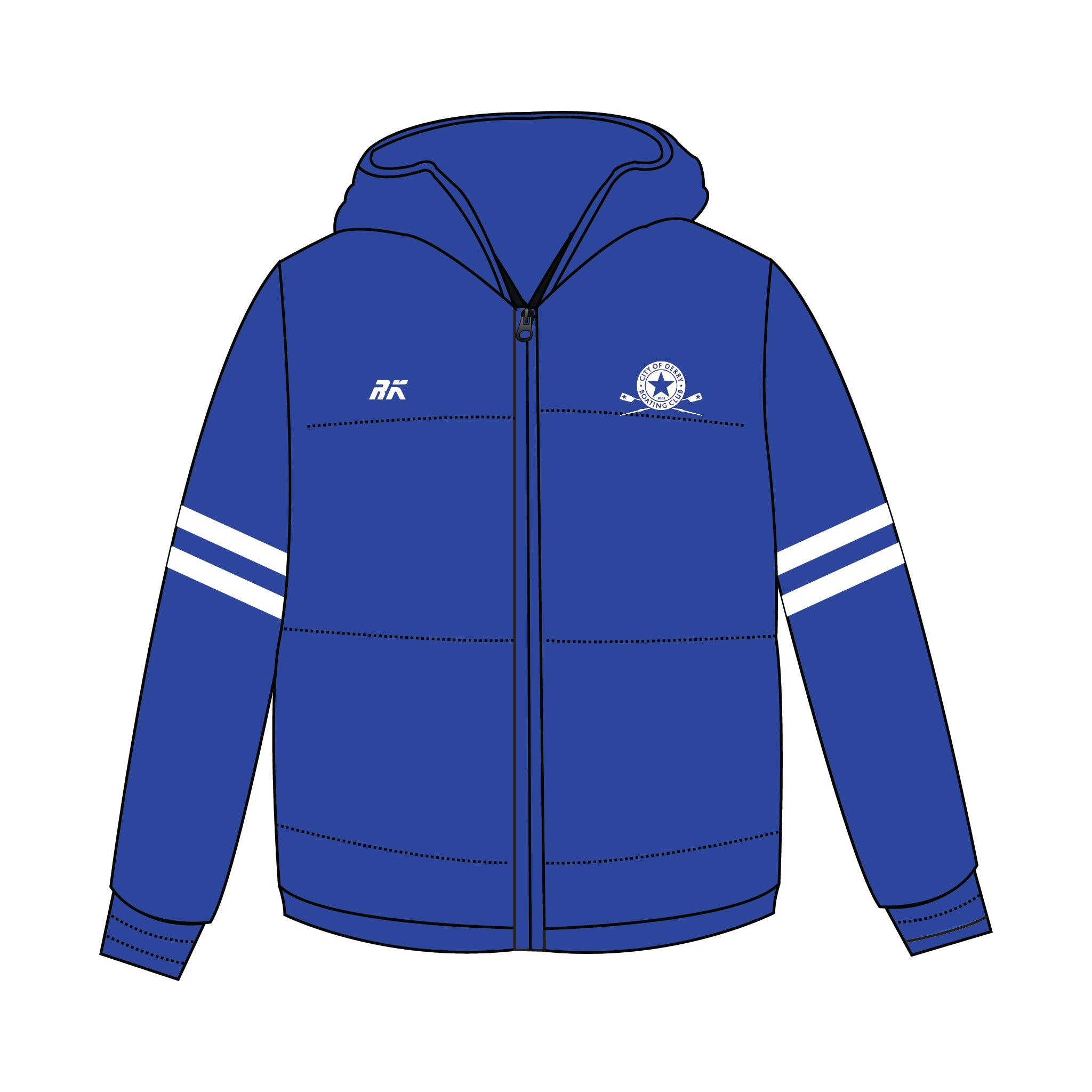 City of Derry Boating Club Puffa Jacket