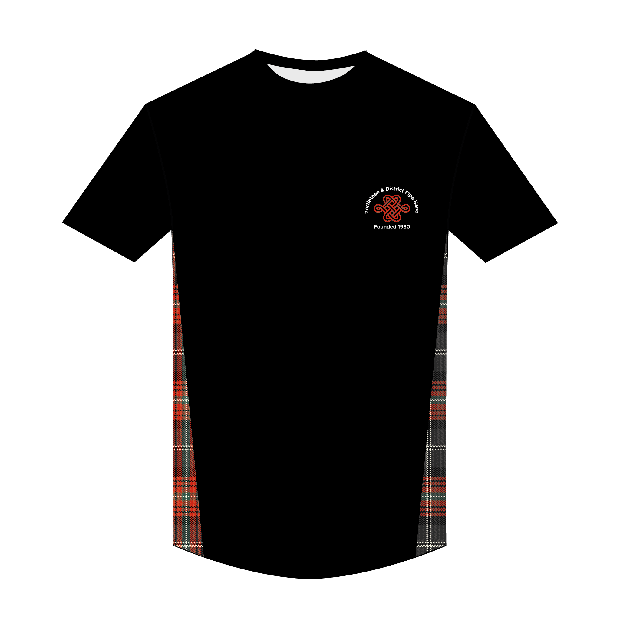 Portlethen & District Pipe Band Gym T-Shirt