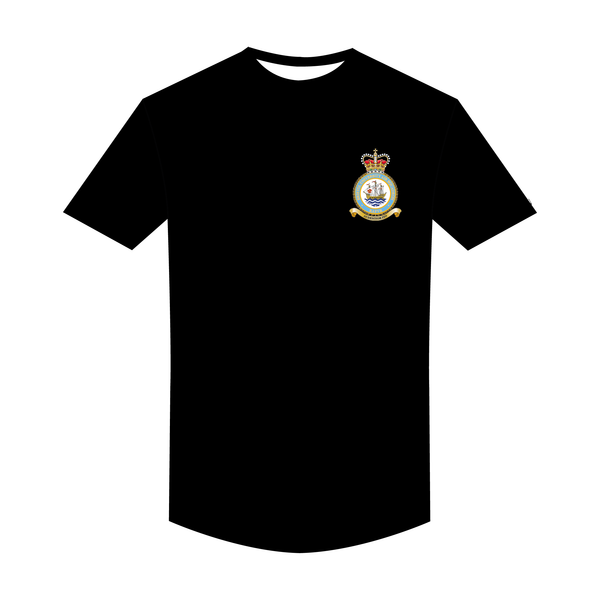 Bristol University Air Squadron Black Gym T-shirt