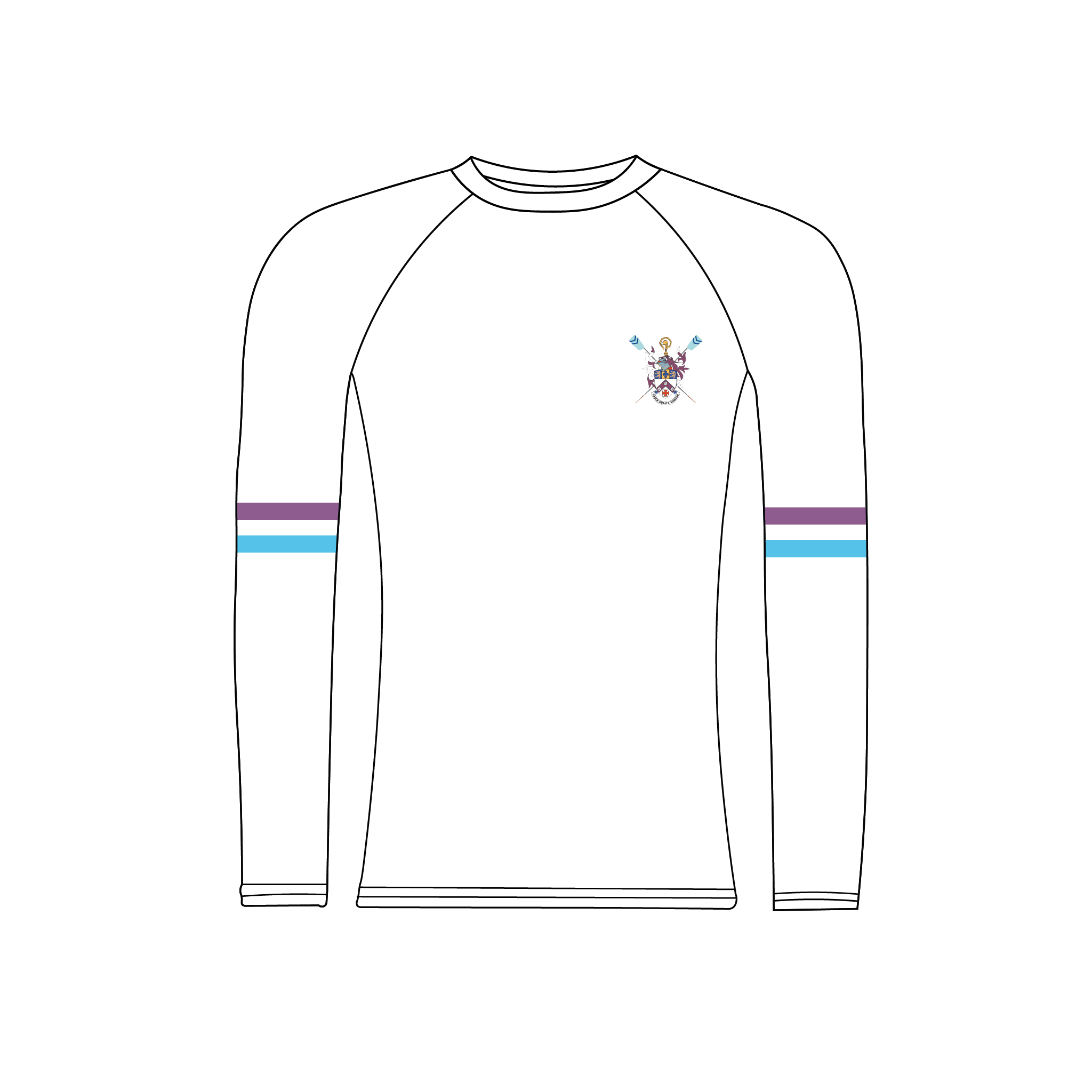 Hild Bede Long Sleeve Stripe Baselayer