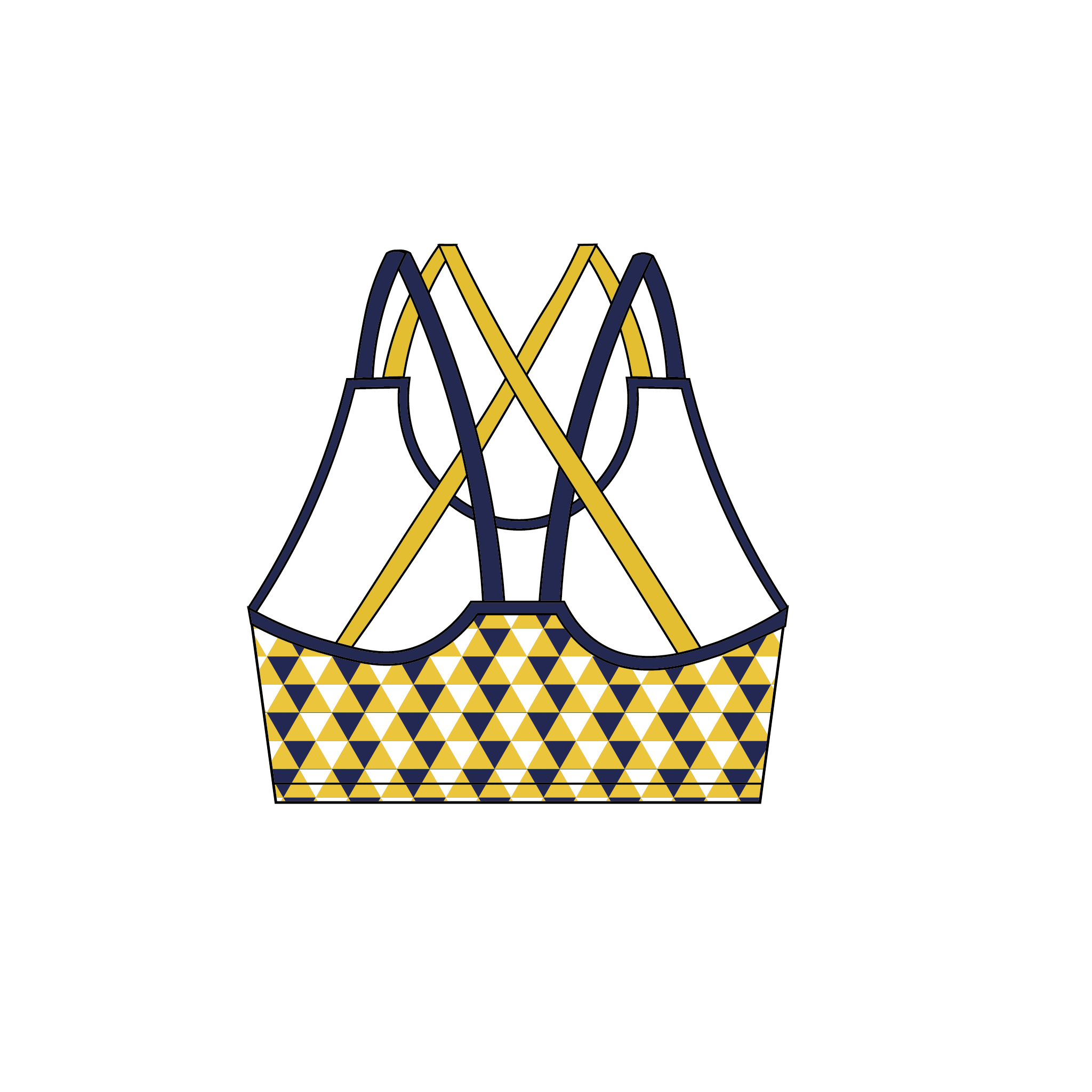 Newnham College Boat Club Strappy Sports Bra