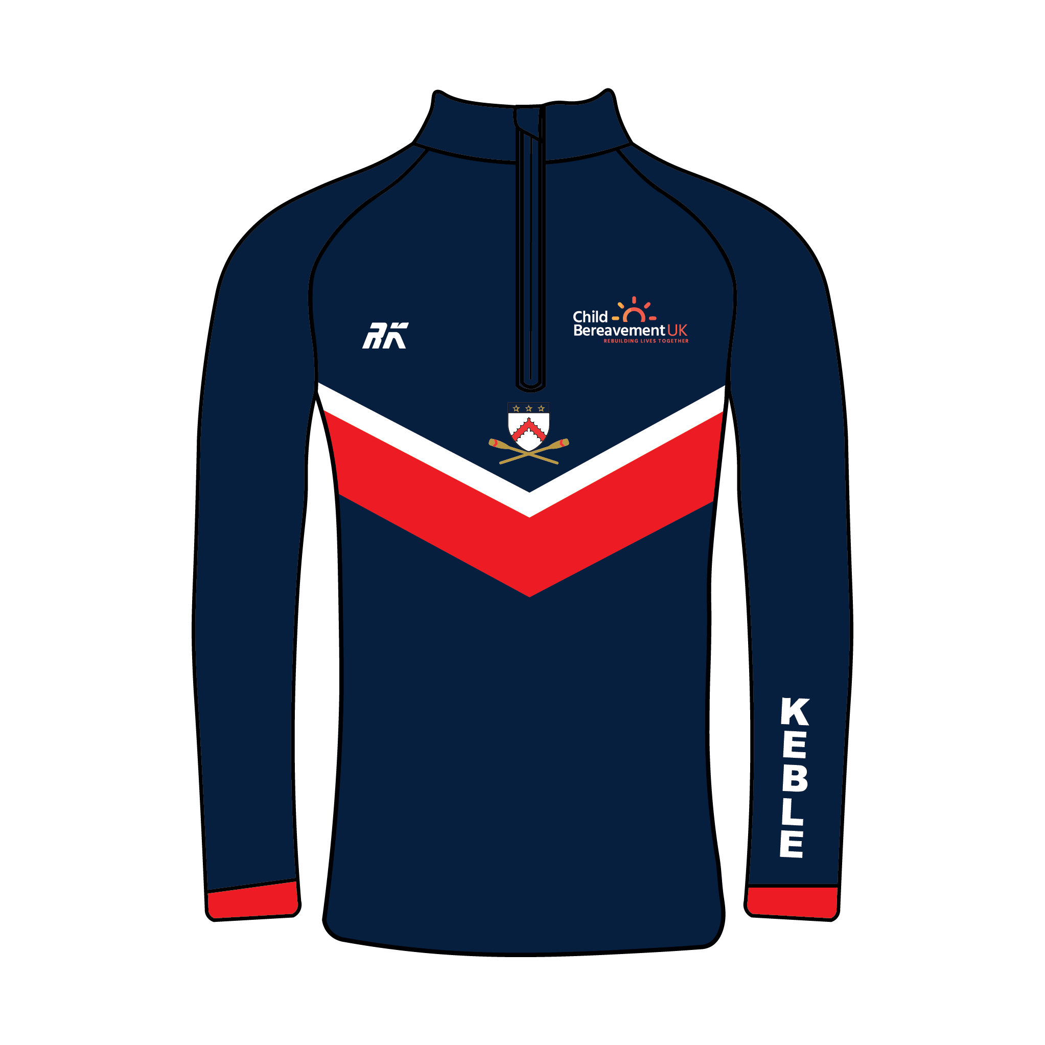 Keble College Oxford Boat Club Q-zip