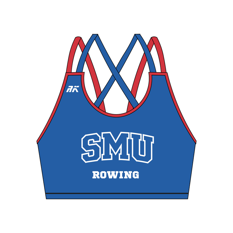 Southern Methodist University Strappy Sports Bra