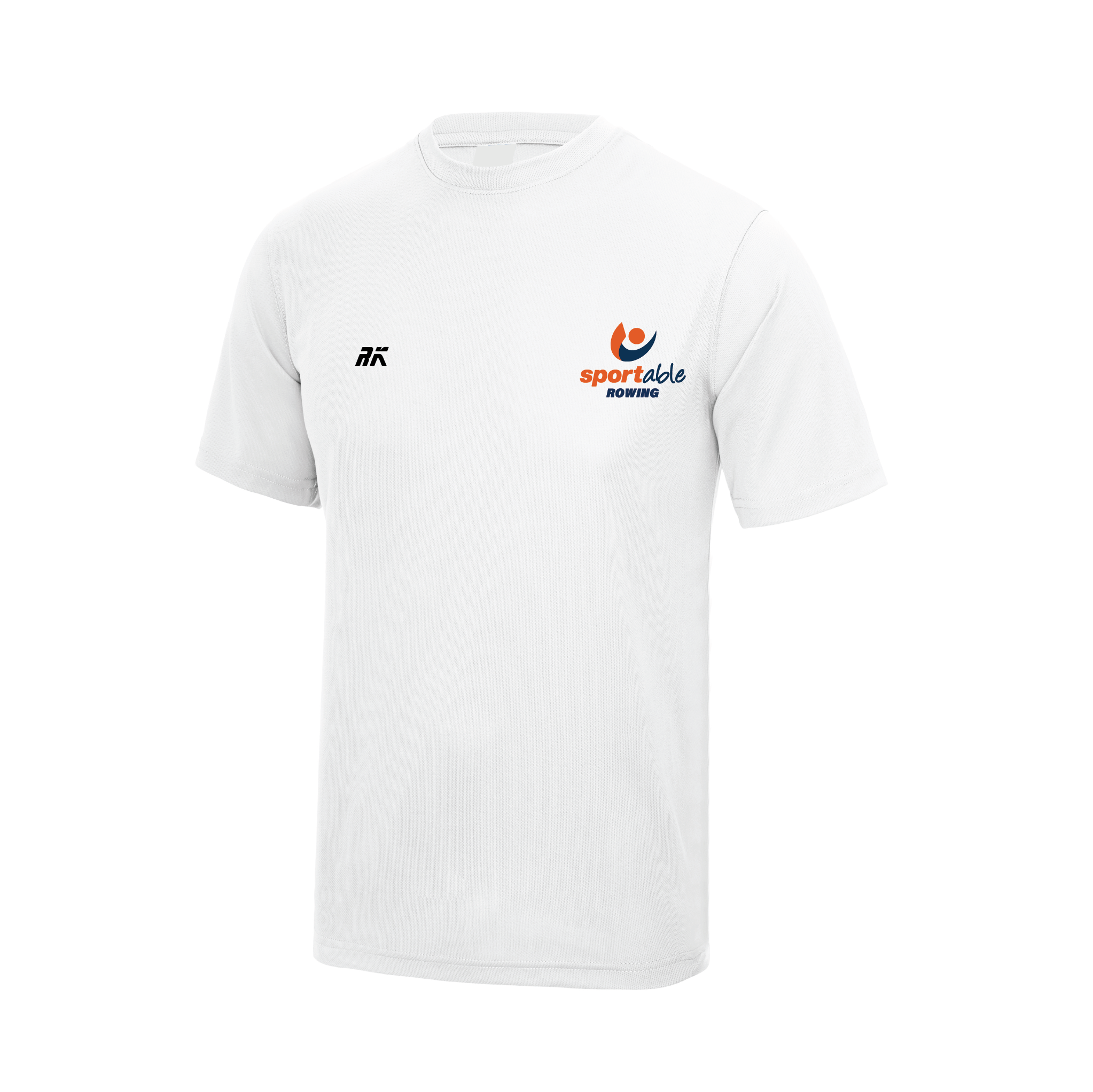 Sportable White Gym T-shirt