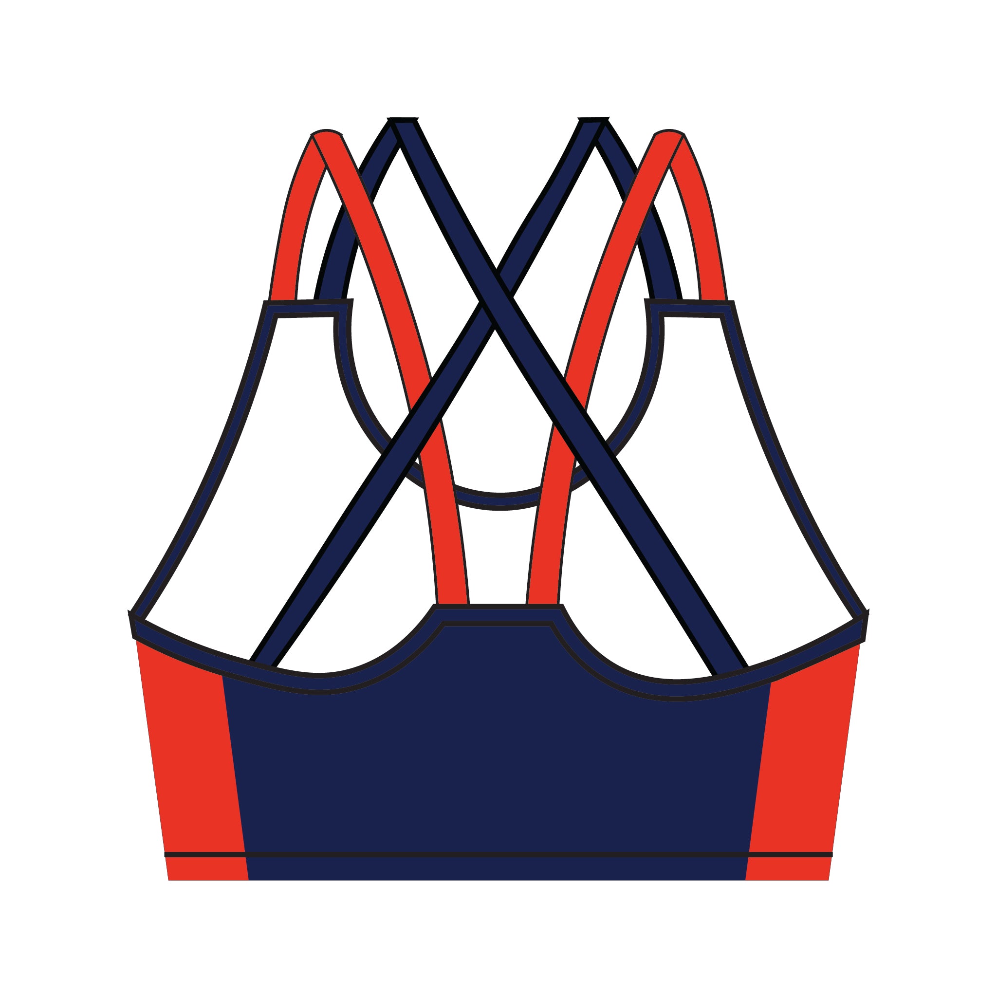 Ann Arbor Strappy Sports Bra