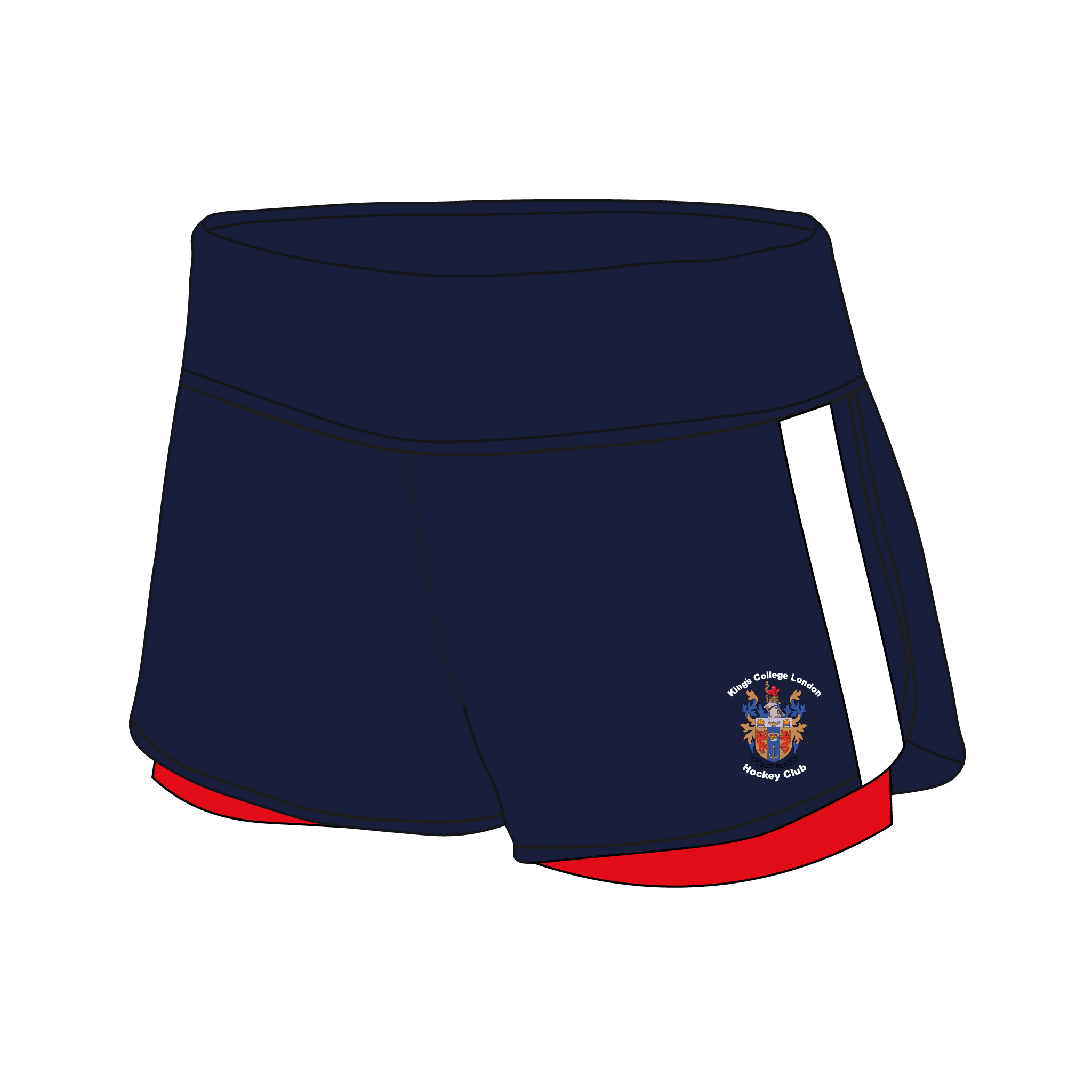 Kings College London Hockey Club Female Gym Shorts