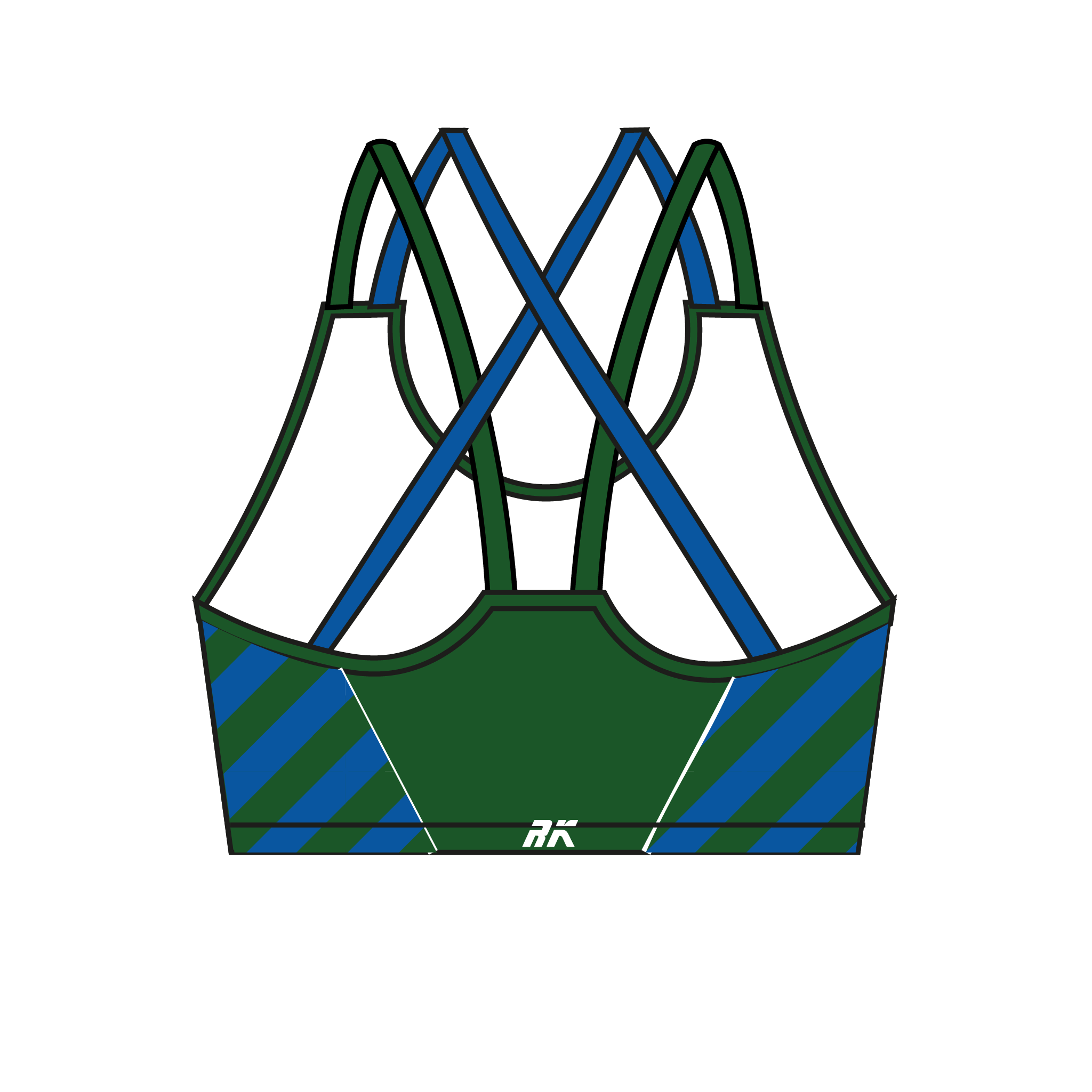 St. Chad's And St. John's Women's Football Club Strappy Sports Bra