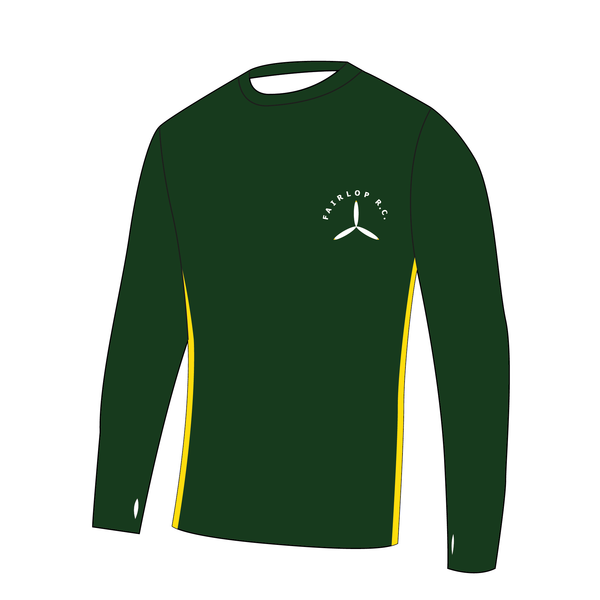 Fairlop R.C Bespoke Green Long Sleeve Gym T-Shirt