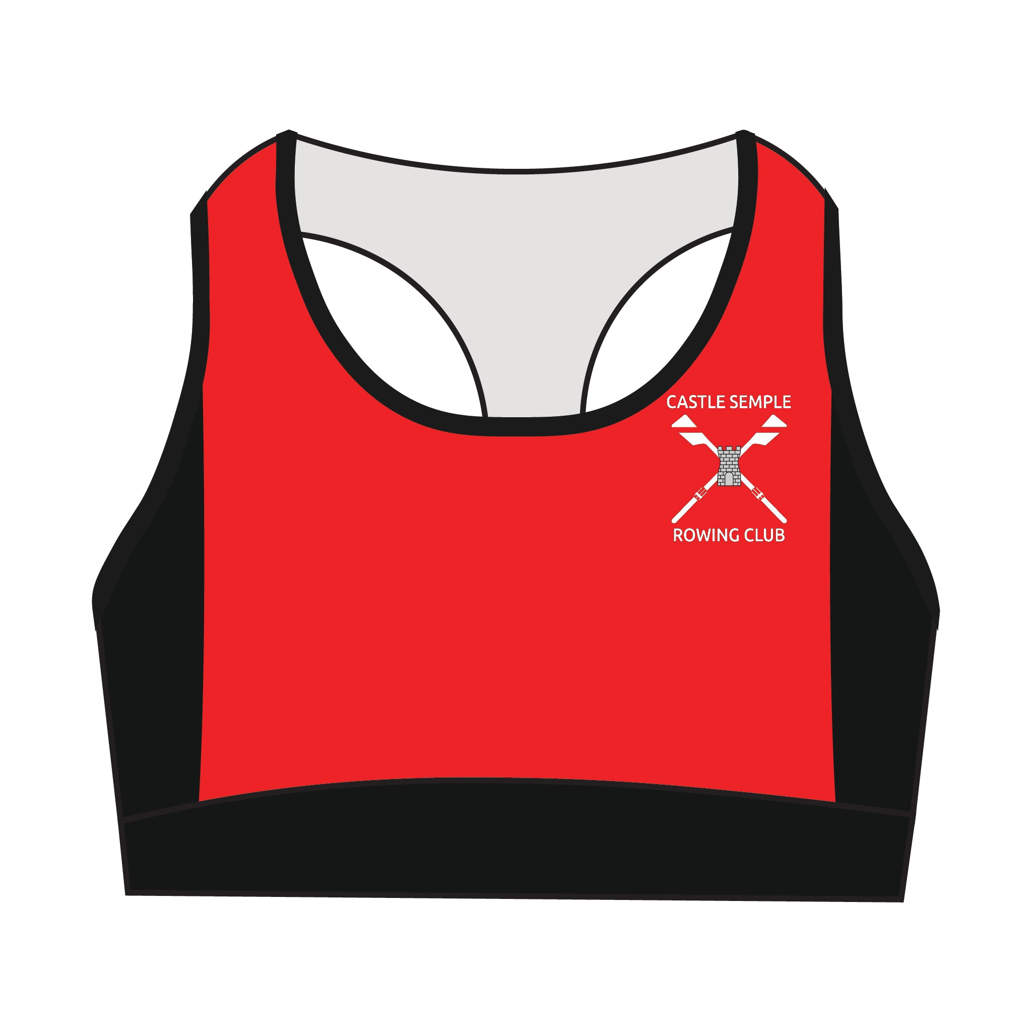 Castle Semple Rowing Club Racer Back Sports Bra