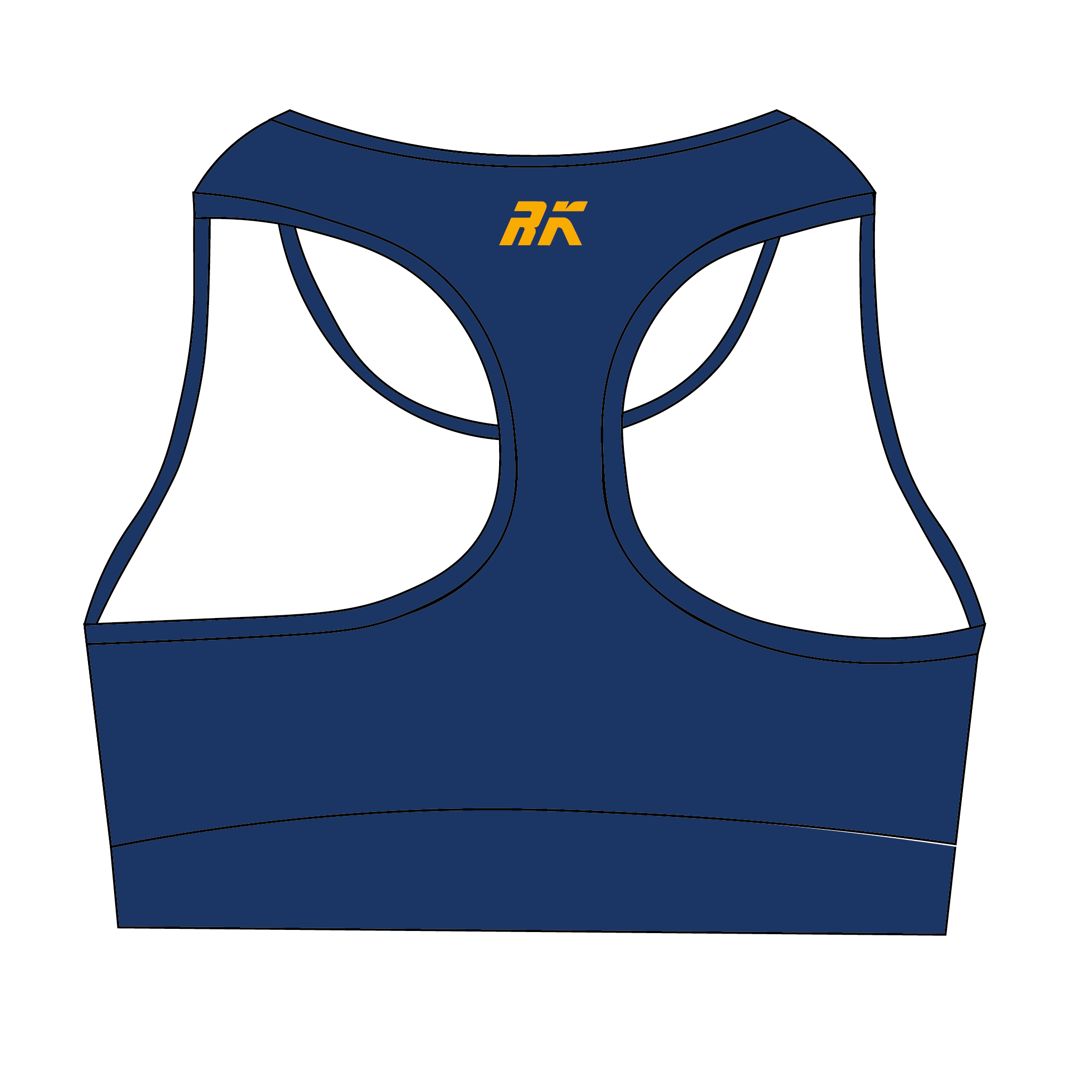 Hexham Rowing Club Racer Back Sports Bra