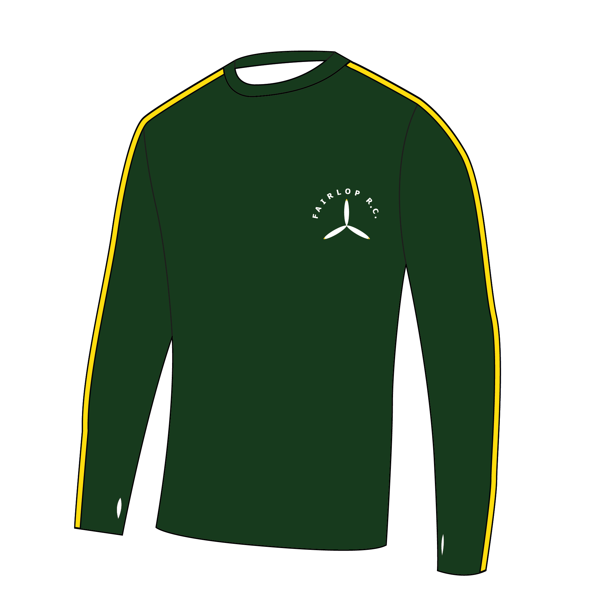 Fairlop R.C Bespoke Long Sleeve Gym T-Shirt