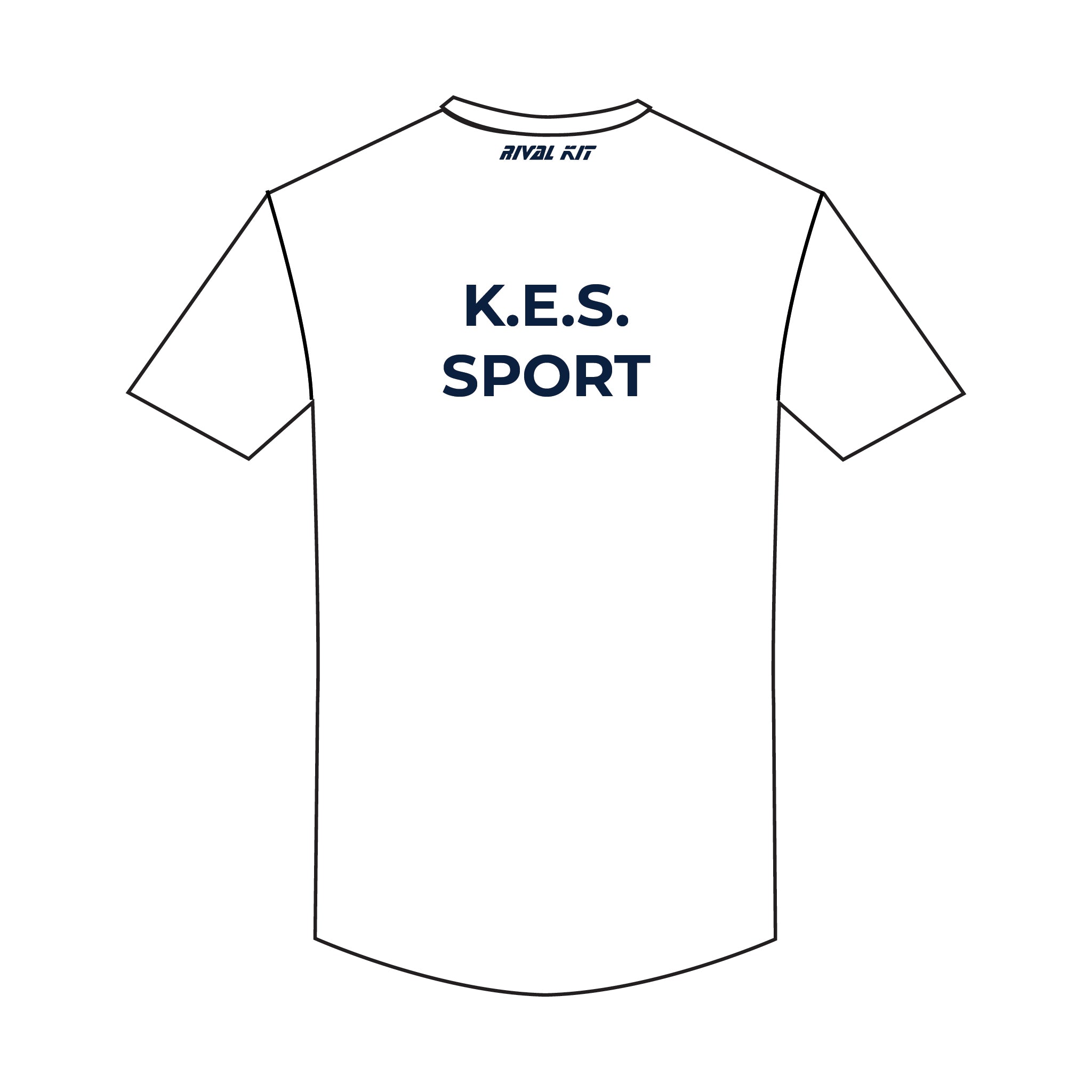King Edward VI School Boat Club White Short Sleeve Gym T-shirt