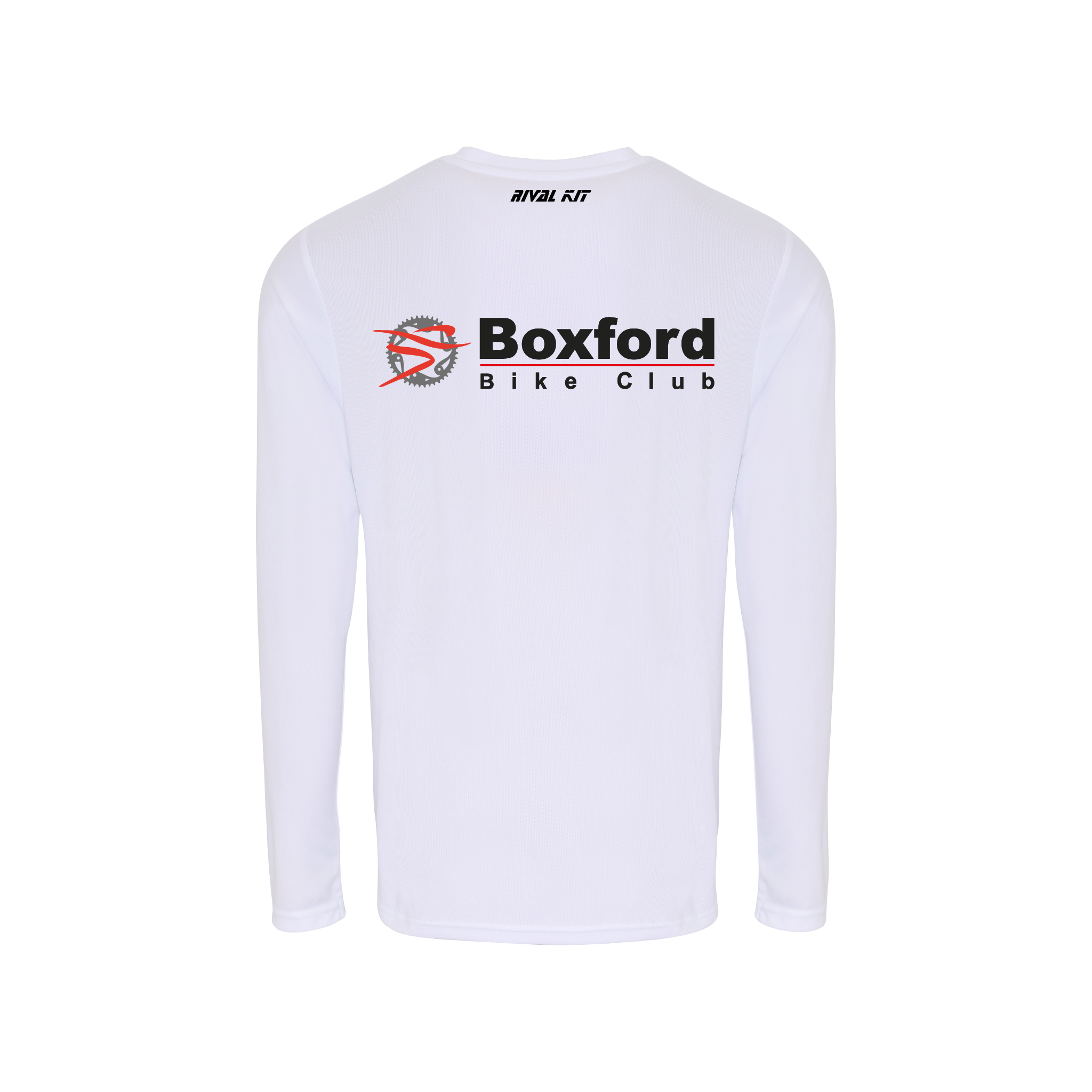 Boxford Bike Club Long Sleeve White T-Shirt