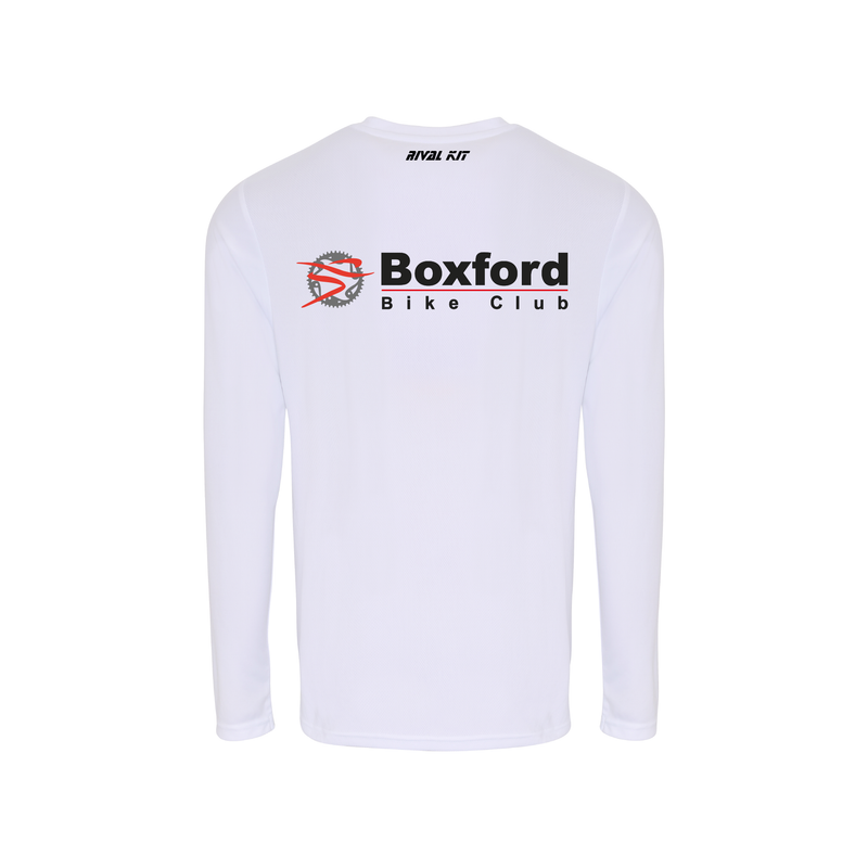 Boxford Bike Club Long Sleeve White T-Shirt