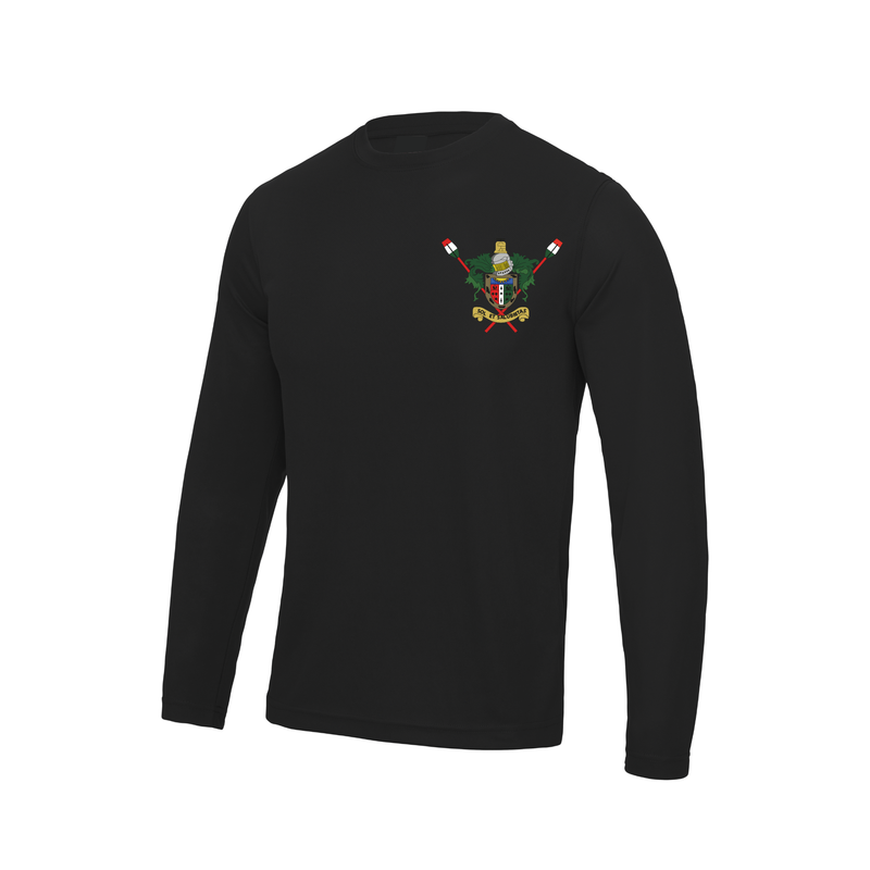 Bexhill Rowing Club Long Sleeve Black Gym T-Shirt