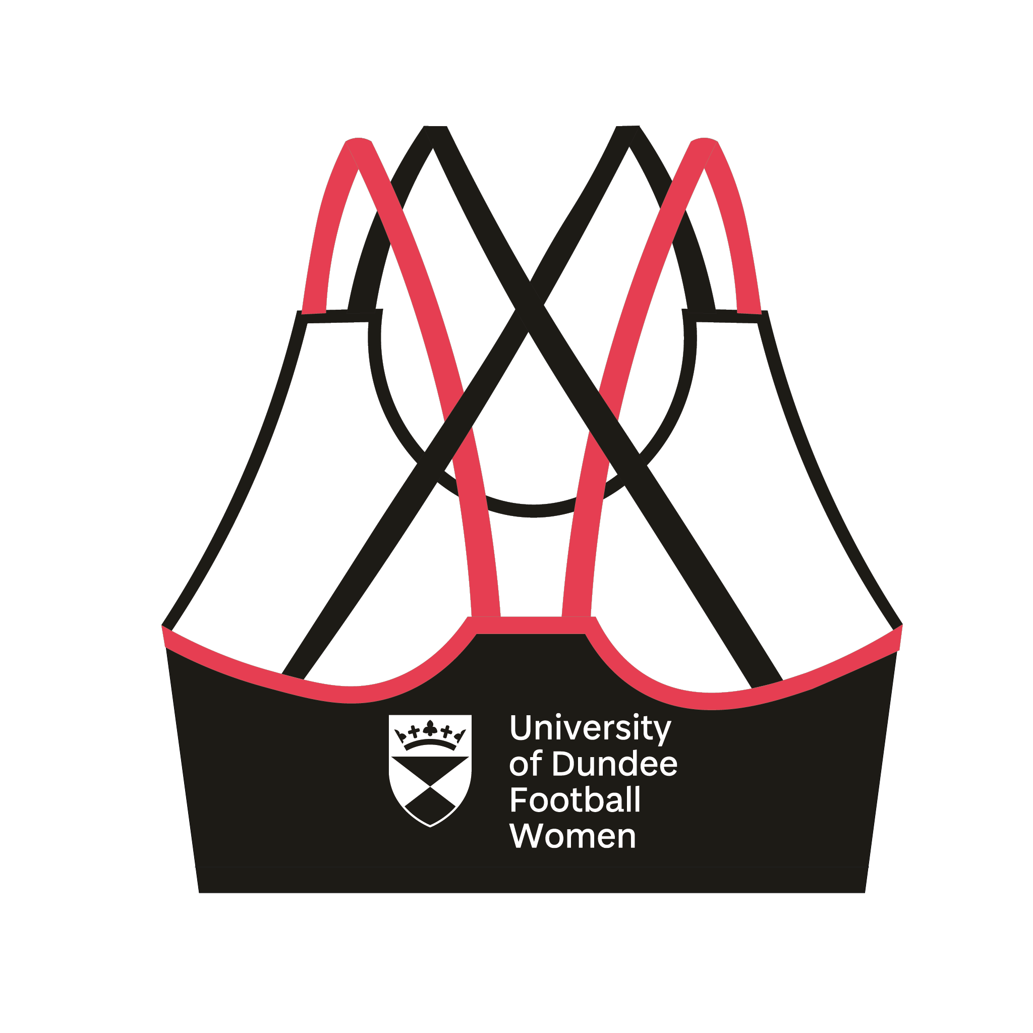 Dundee University Women's FC Strappy Sports Bra