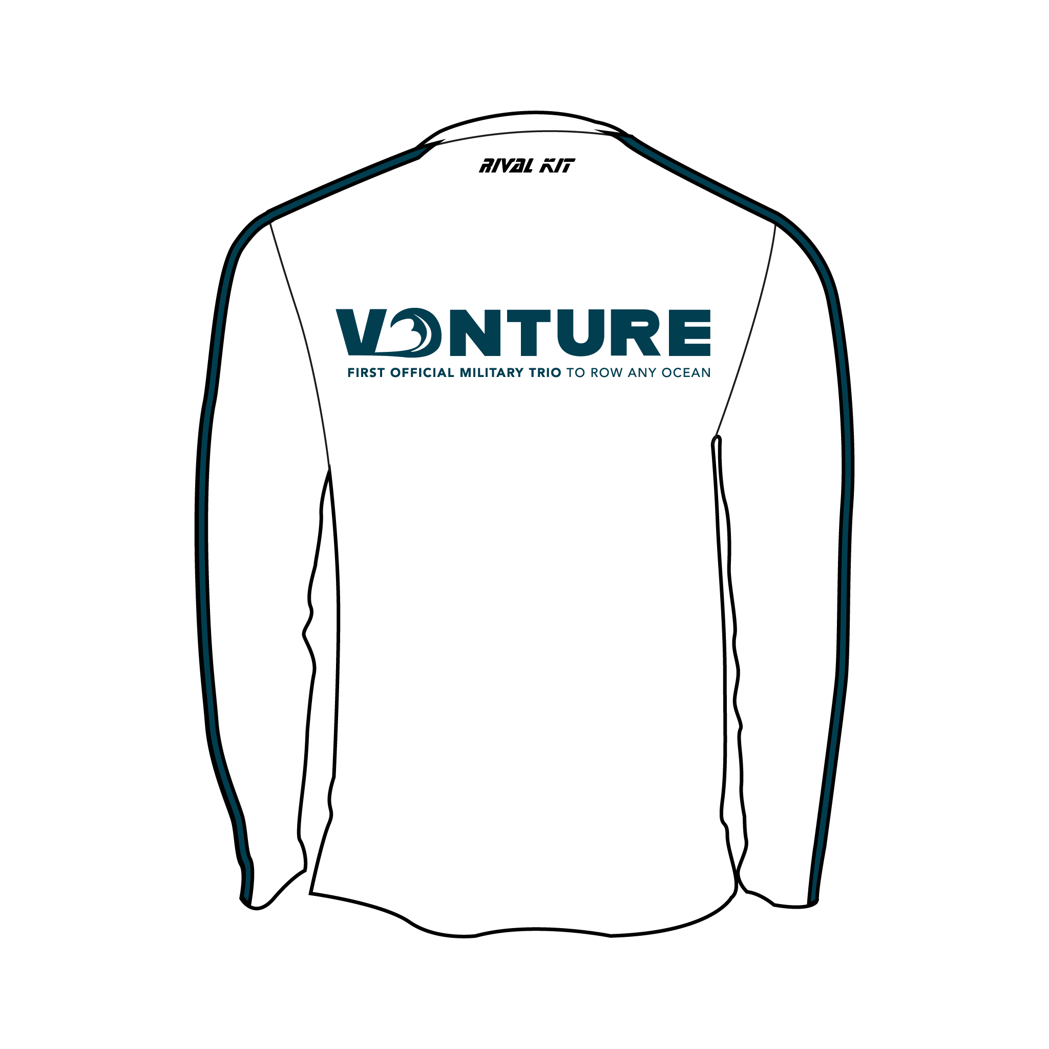 Team V3nture Bespoke Long Sleeve Gym T-Shirt 2