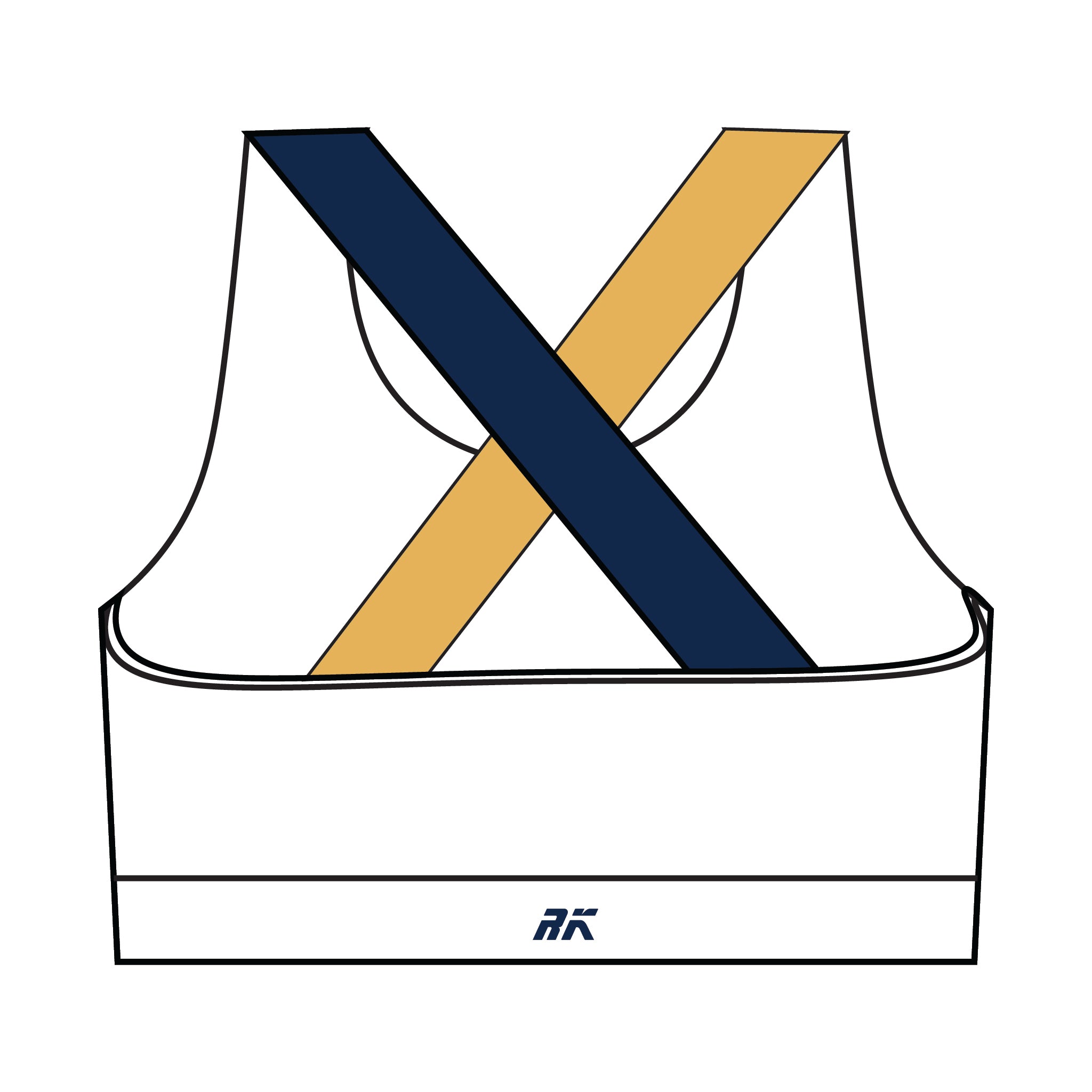 Trinity College Boat Club Cross Back Sports Bra