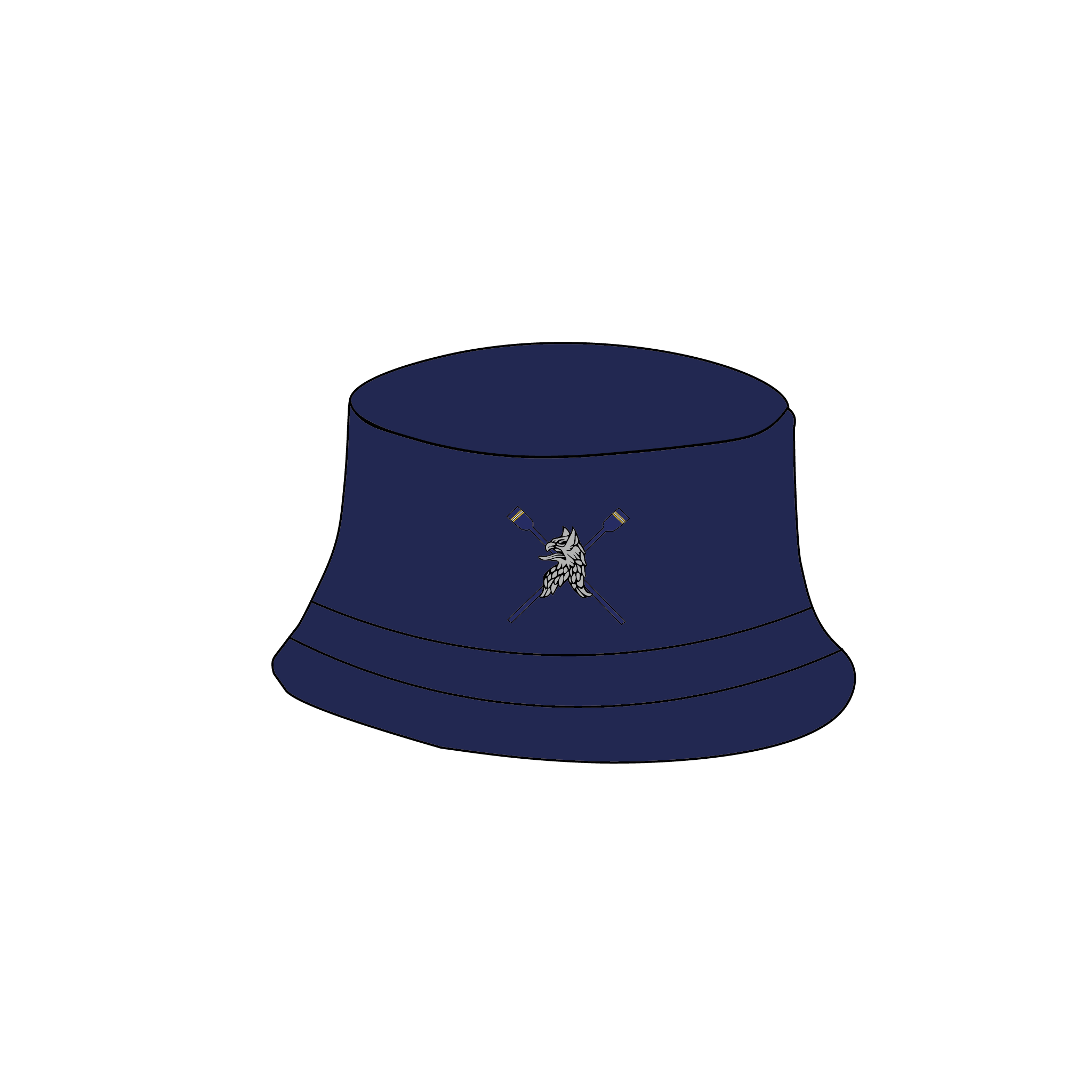 IN STOCK Newnham College Boat Club Reversible Bucket Hat