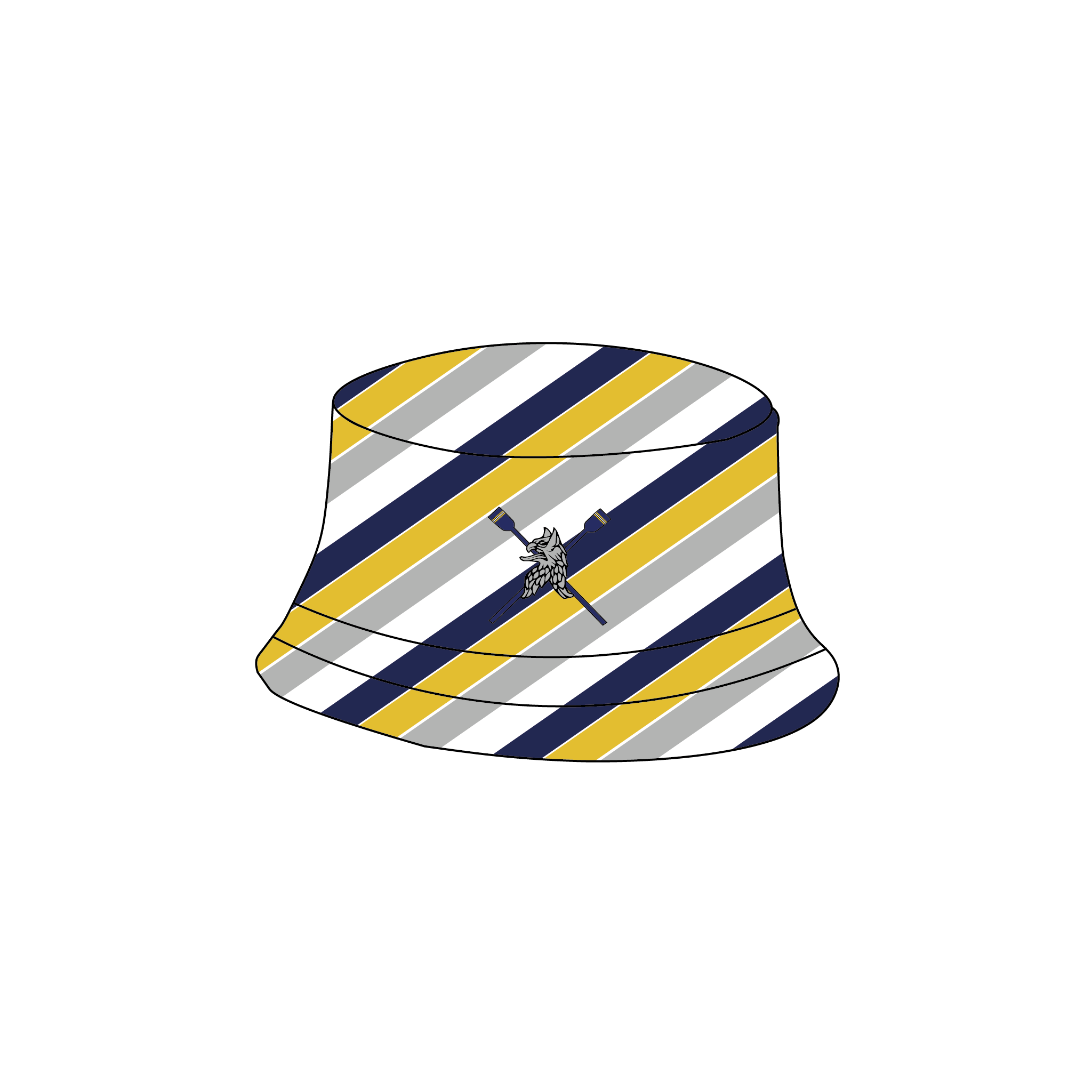 IN STOCK Newnham College Boat Club Reversible Bucket Hat