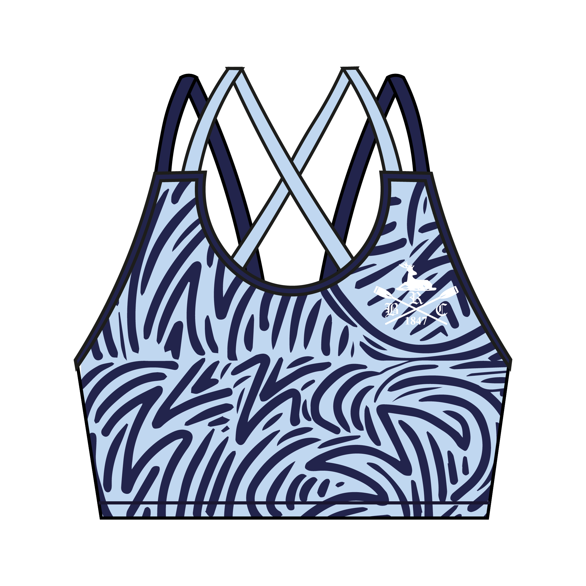 Broxbourne RC Strappy Sports Bra
